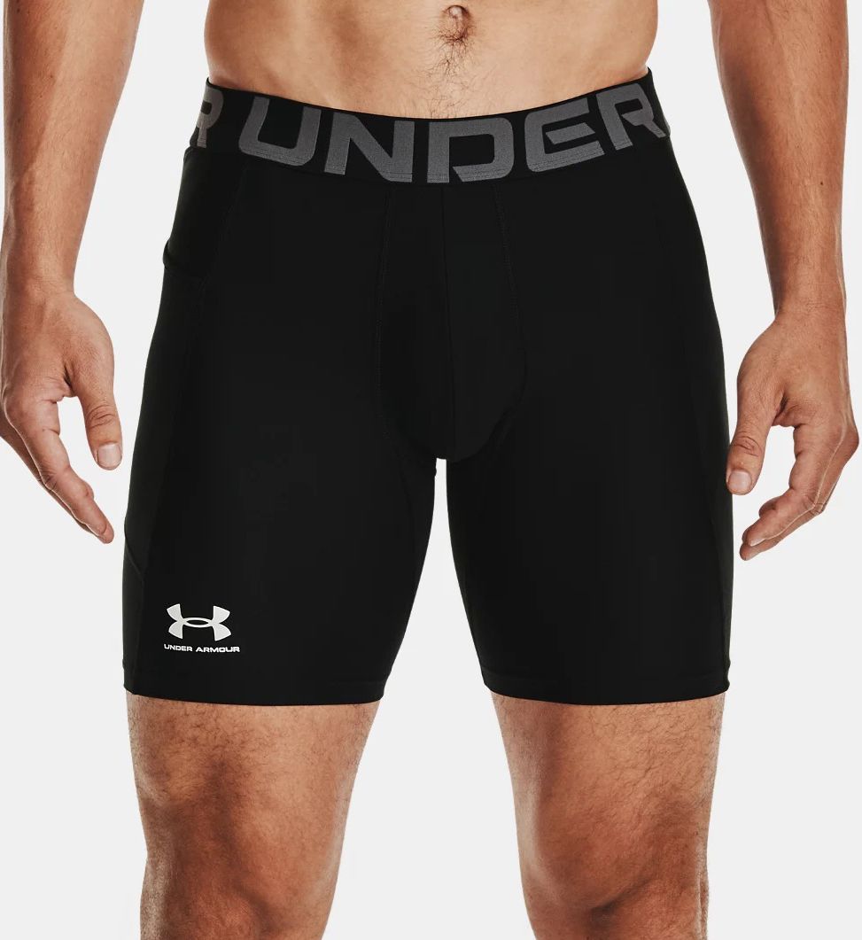 Under Armour Men's HeatGear Compression Short in Black (1361596) | Size 3XL | HisRoom.com