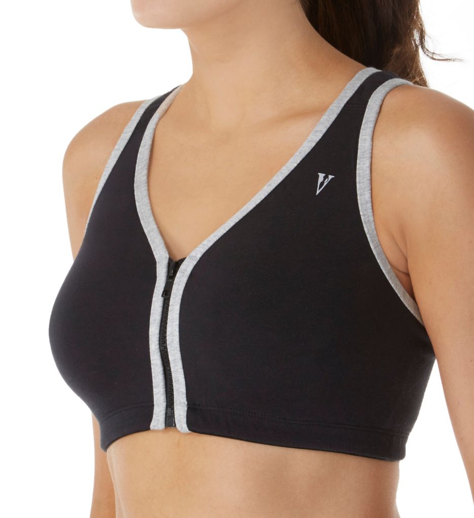 Danskin sports bra sales zip front