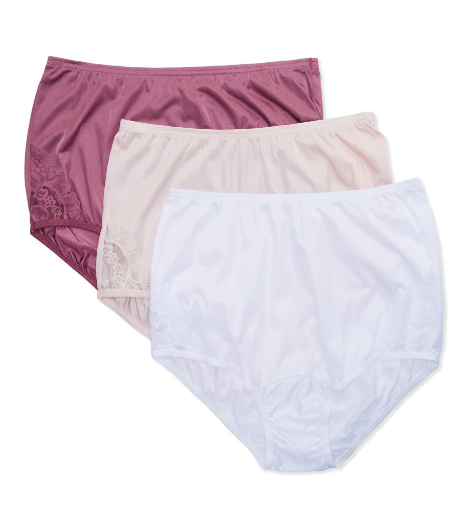 3 Pack Vanity Fair Perfectly Yours Lace Nouveau Panties-13001 Sz- 8 / XL -  Helia Beer Co