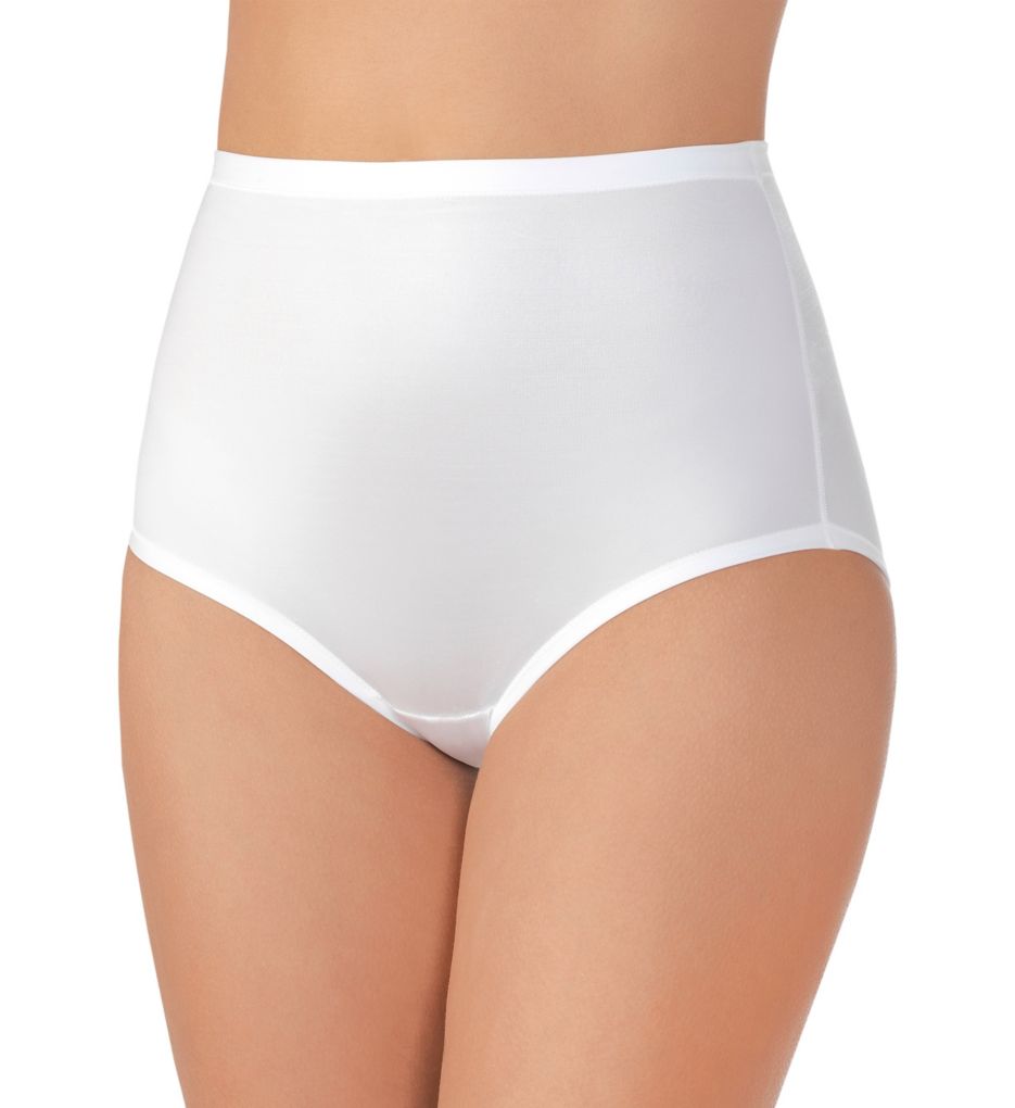 Vanity Fair 13138 Body Caress Brief Panty 8 Star White for sale online