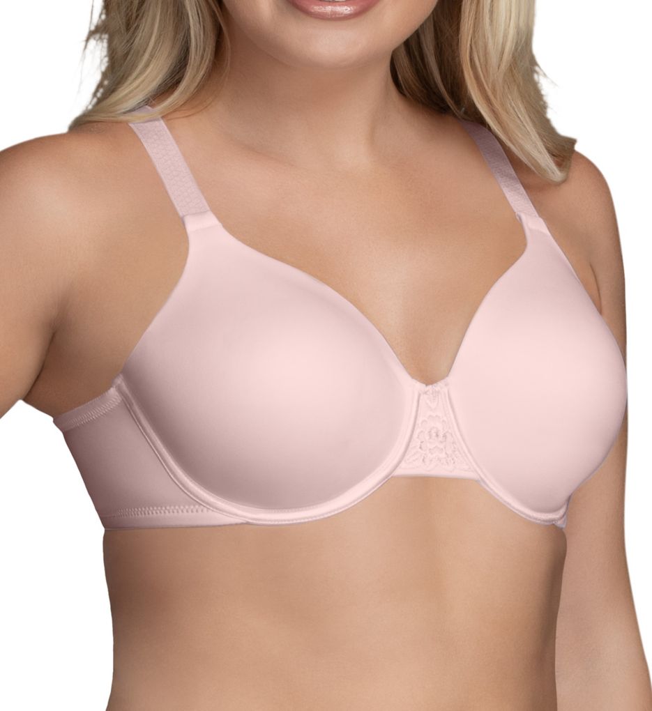 Vanity Fair Women's Full Figure Beauty Back Smoothing Bra (36C-42H),  Underwire-Deco Rose