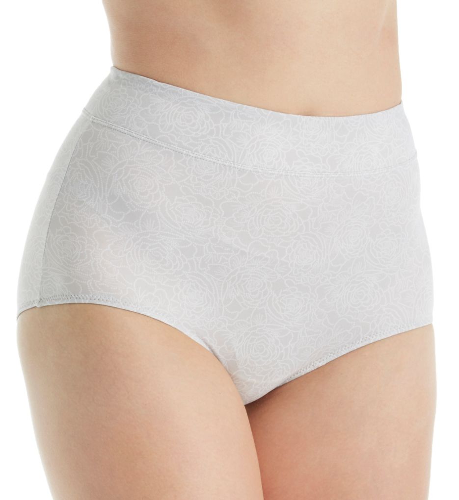 Warner's Women's No Pinching No Problems Modern Brief Panty, Mink