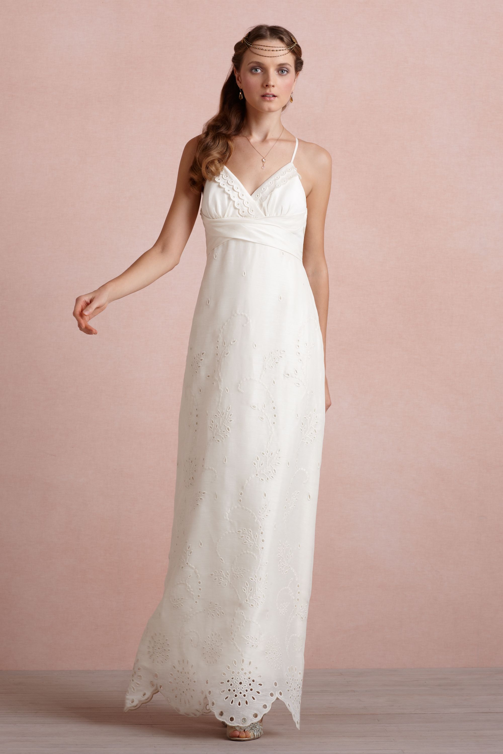 linen bridal dresses
