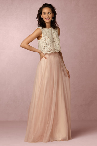 BHLDN Bridesmaid Dress Separates - Cleo Top and Louise Skirt