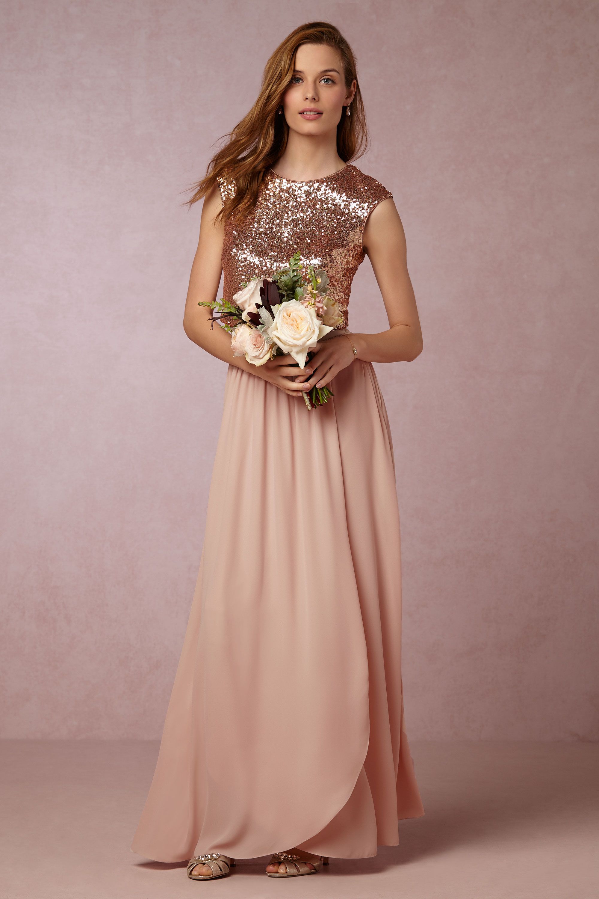 BHLDN Blush Dress