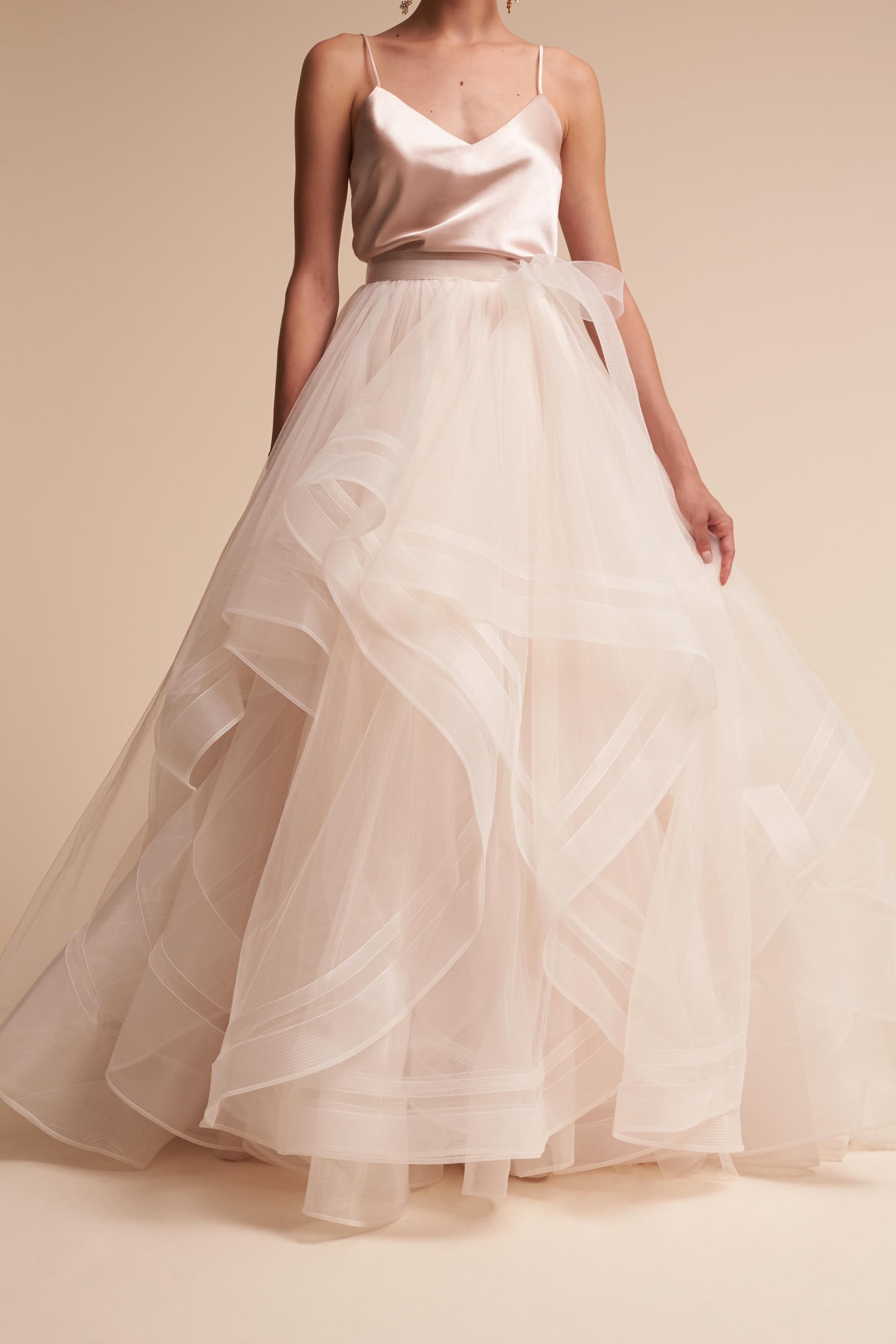 Laurel Cami Top Effie Skirt  in Bride BHLDN