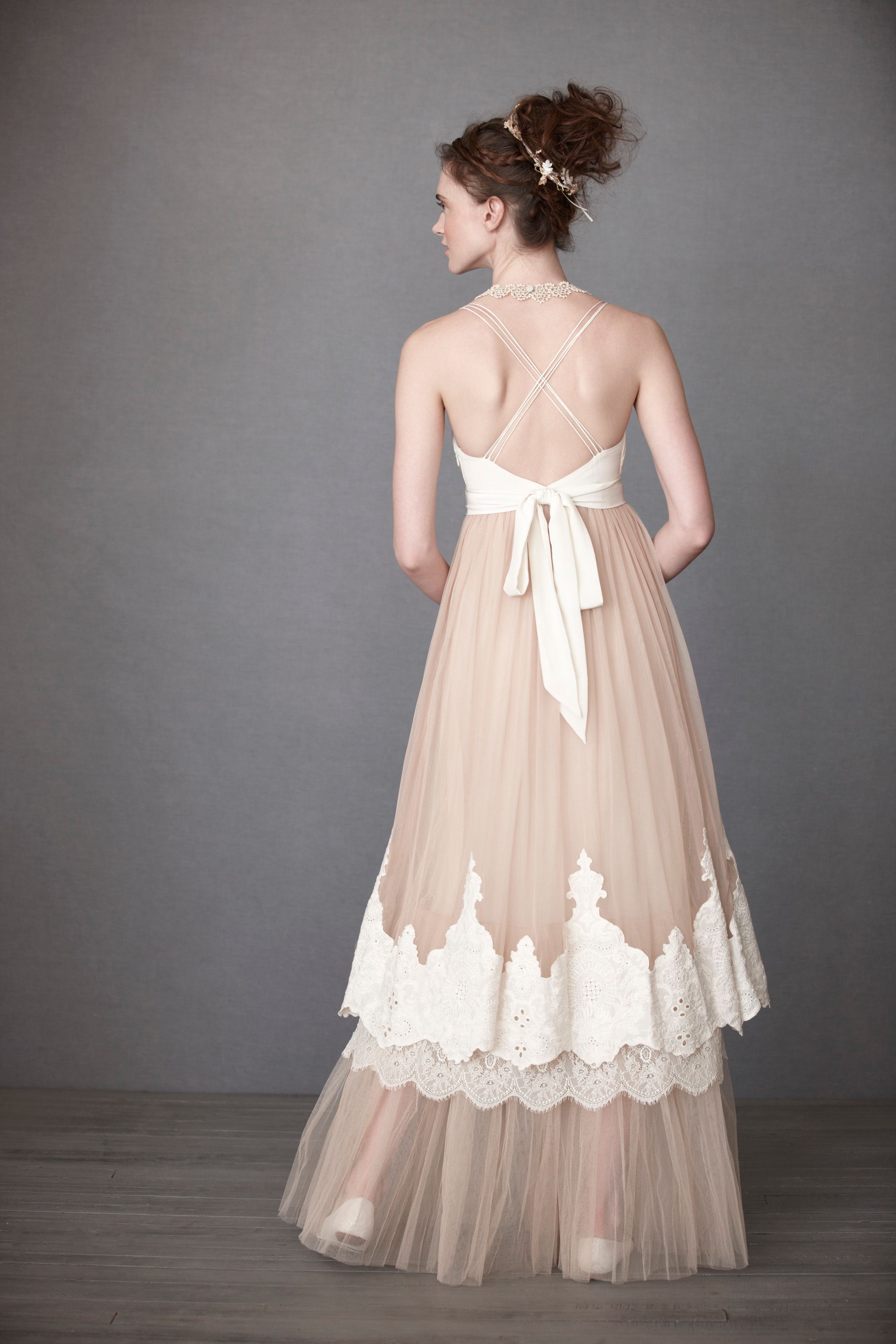 Blushing Crinoline Sheath in Bride BHLDN