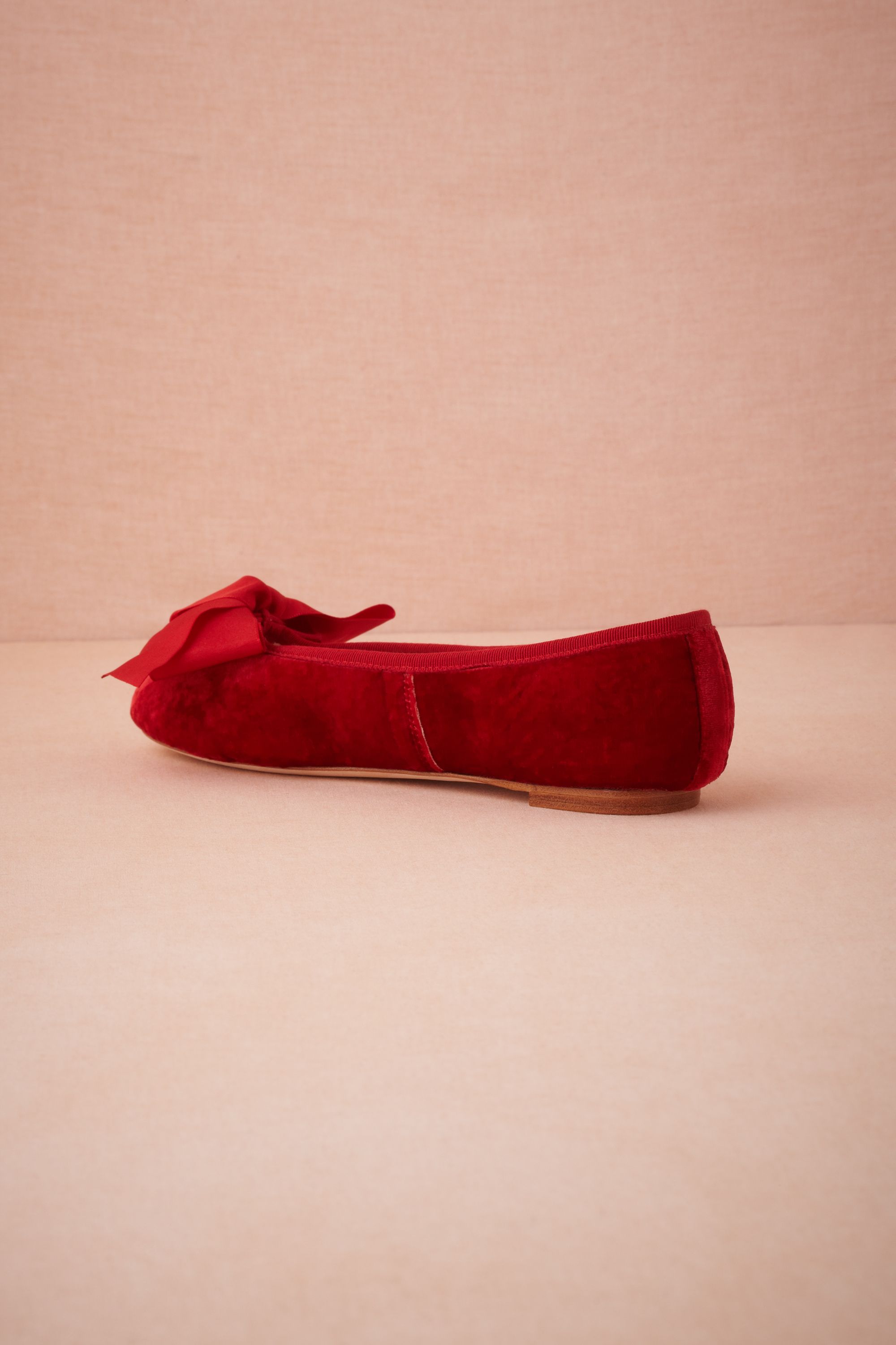Red Velvet Slippers in Sale | BHLDN