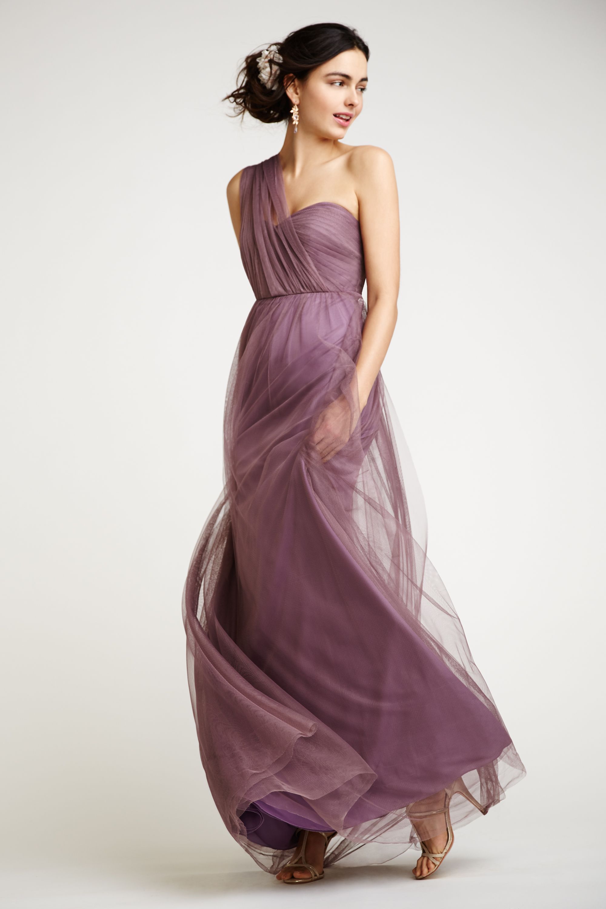 bhldn purple dress