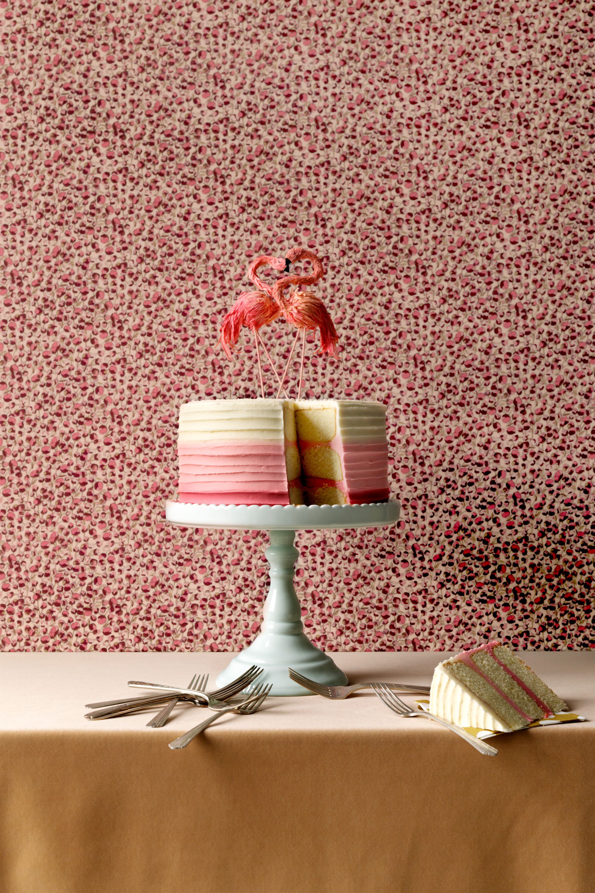 Flaming Flamingo Cake Topper in Décor & Gifts | BHLDN