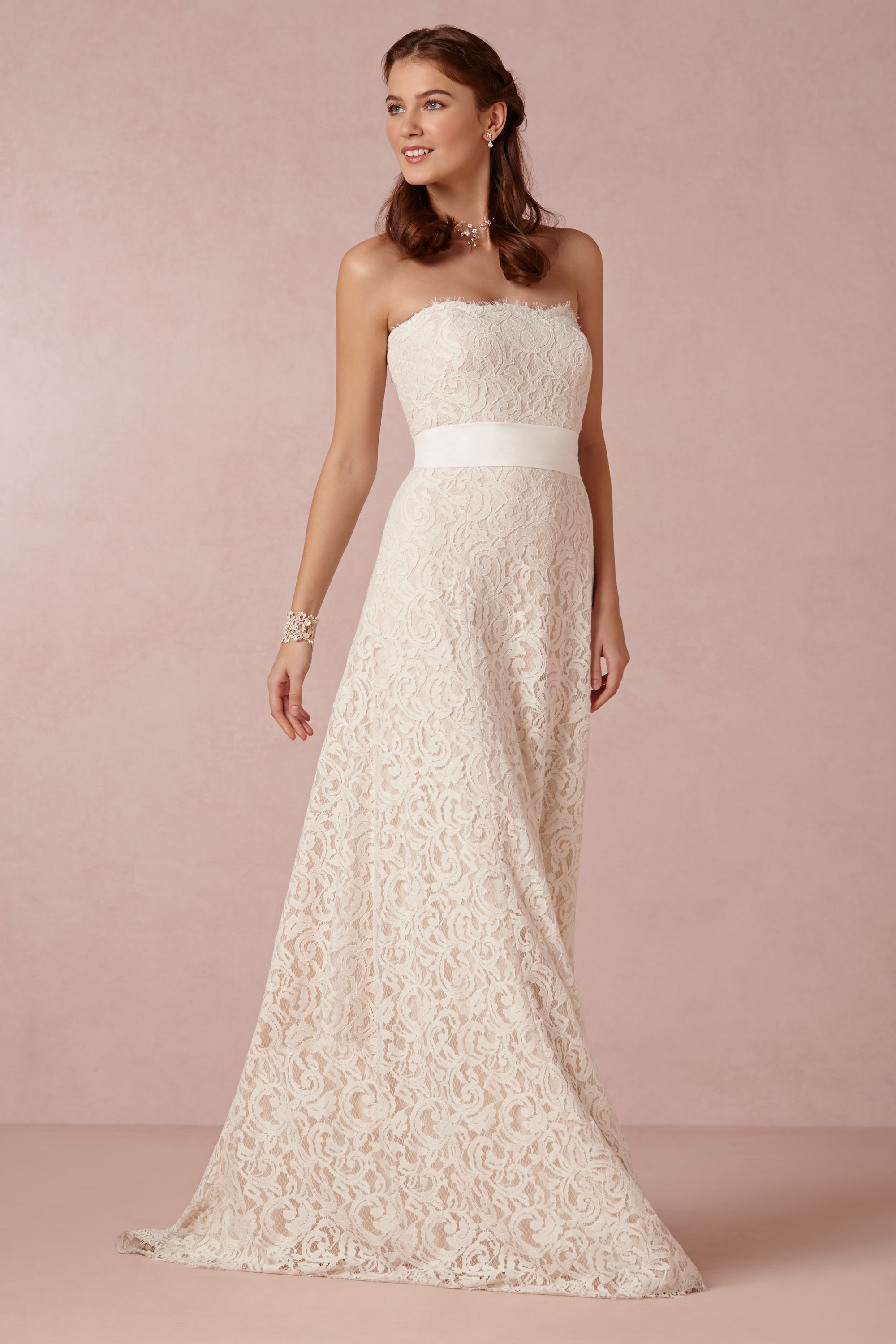 bhldn strapless dress
