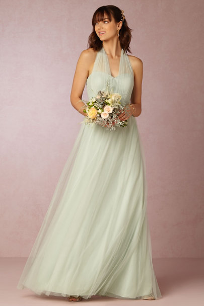 Spearmint Flower Girl Dress