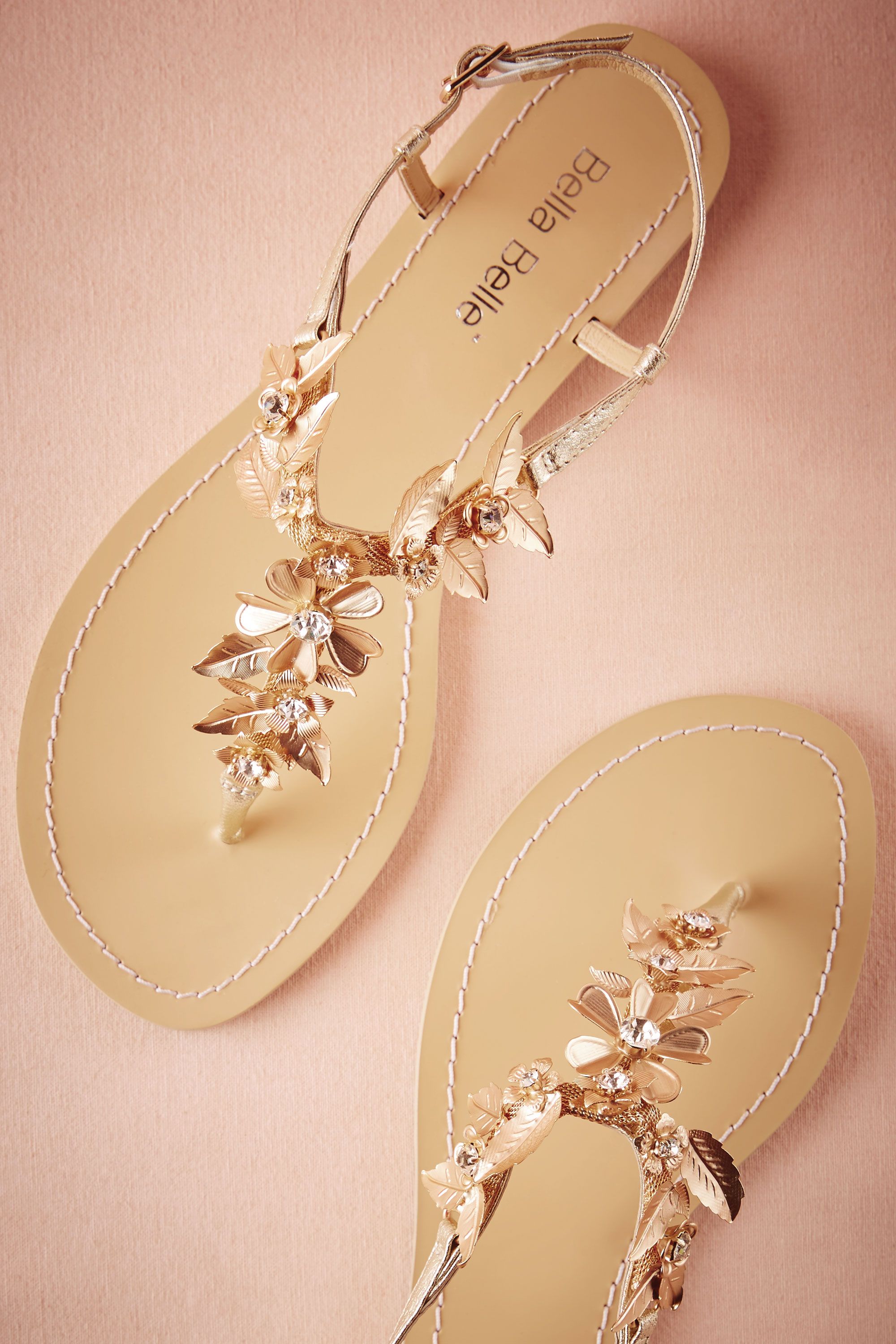 Chrysanthe Sandals in Bride | BHLDN