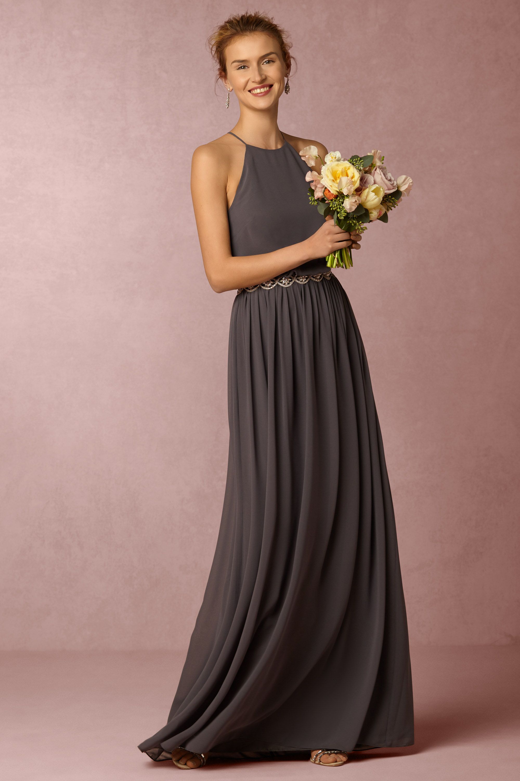 Charcoal Alana Dress in Sale | BHLDN