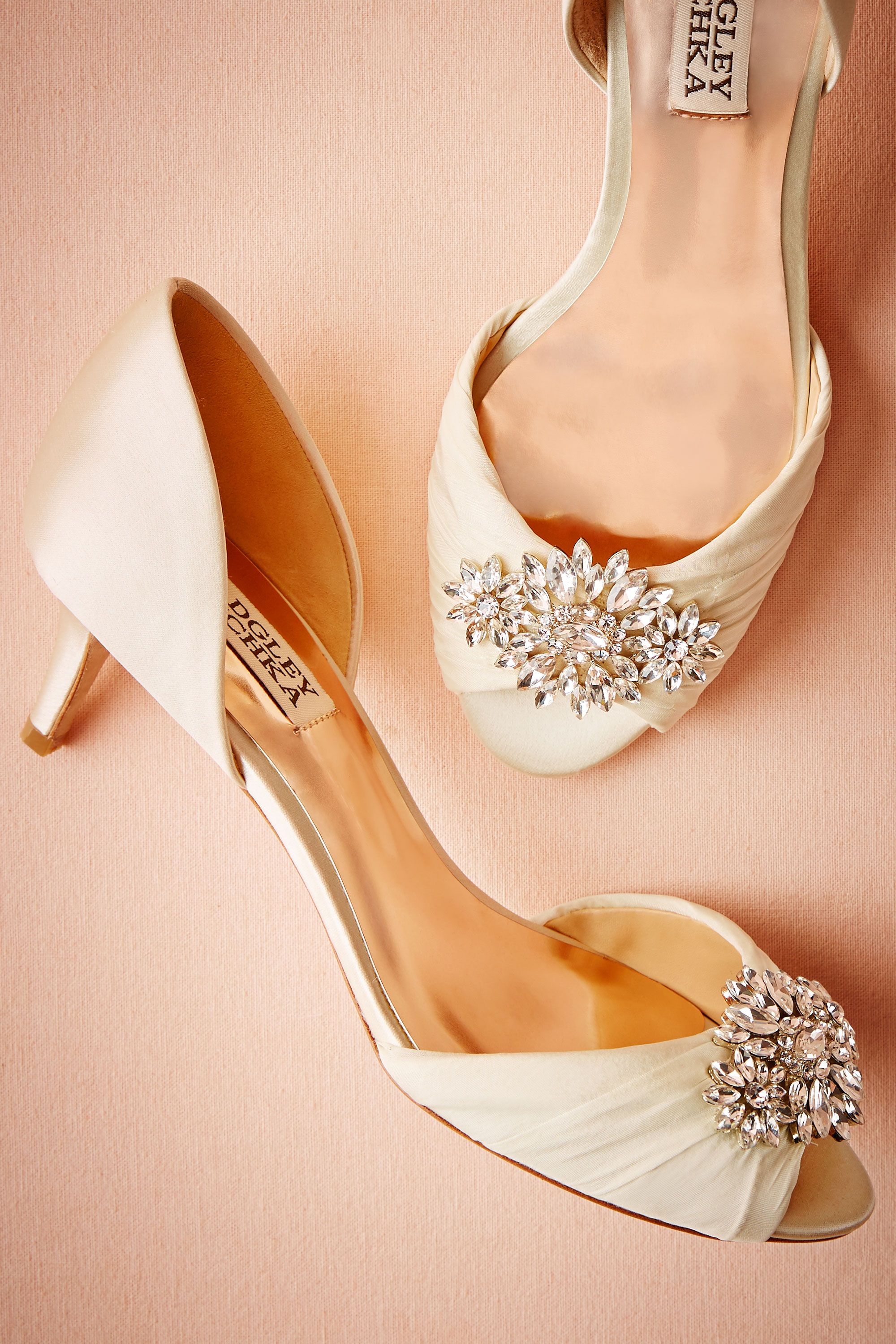 bling kitten heels