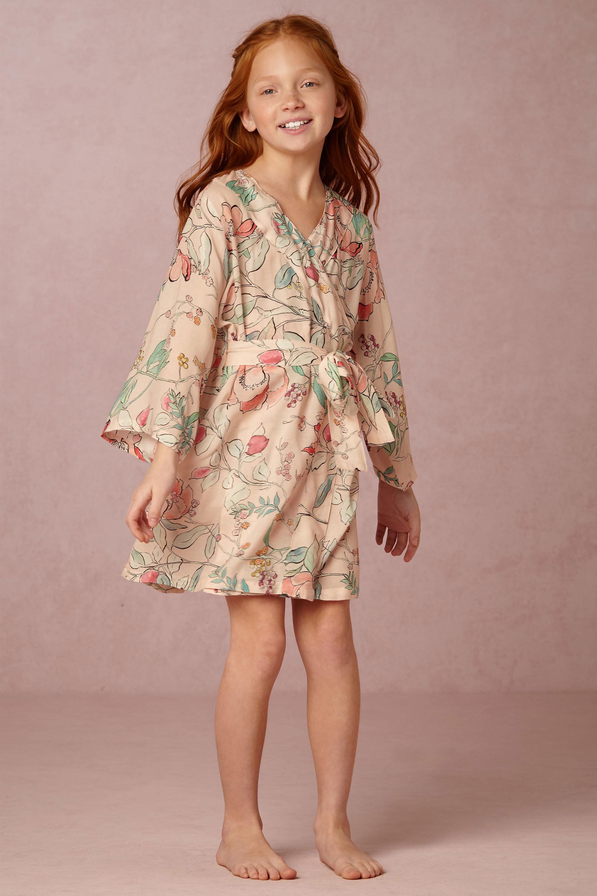 Botanic Garden Flower Girl Robe in Bridesmaids & Bridal Party | BHLDN