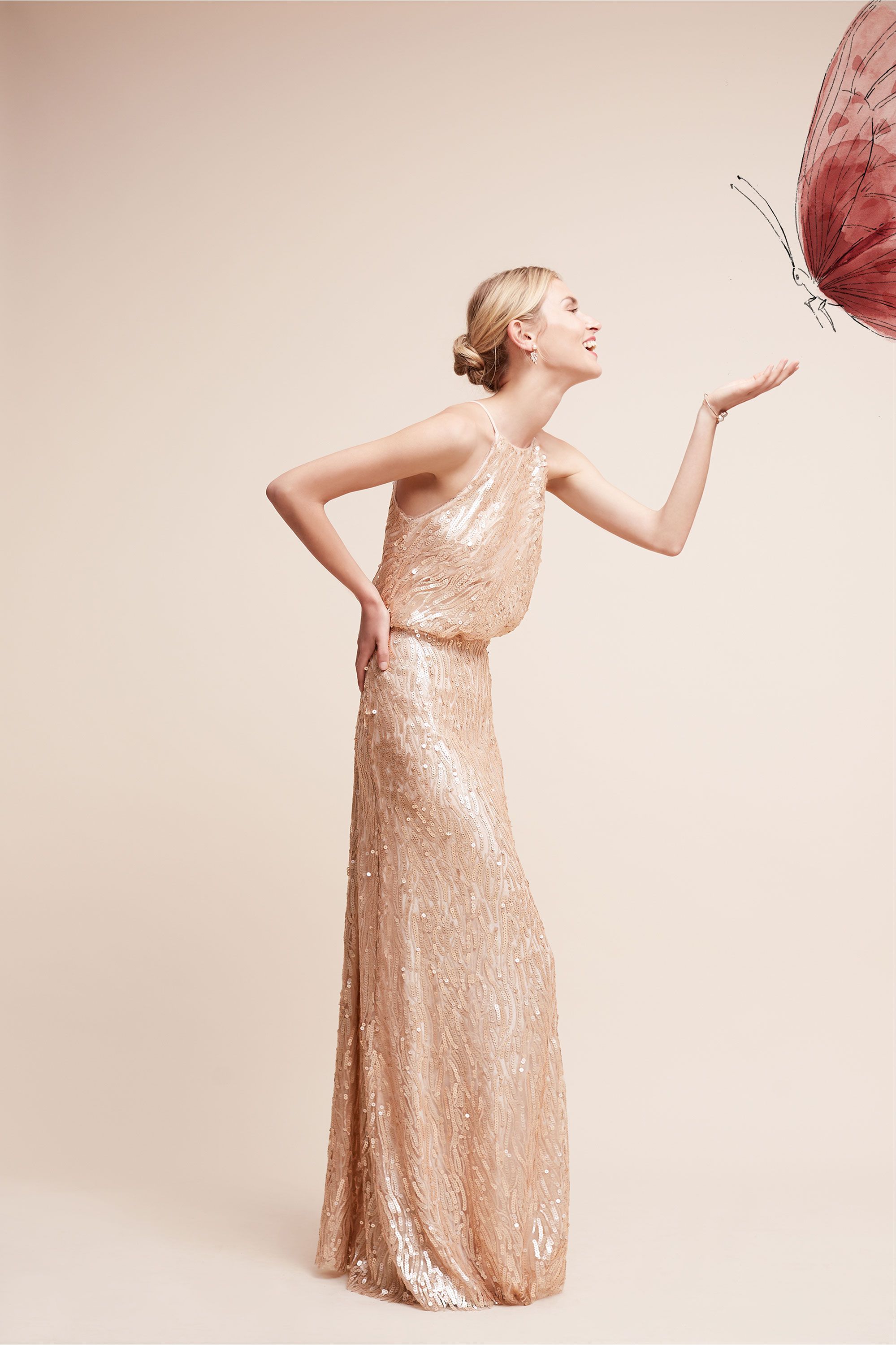 bhldn sequin dress