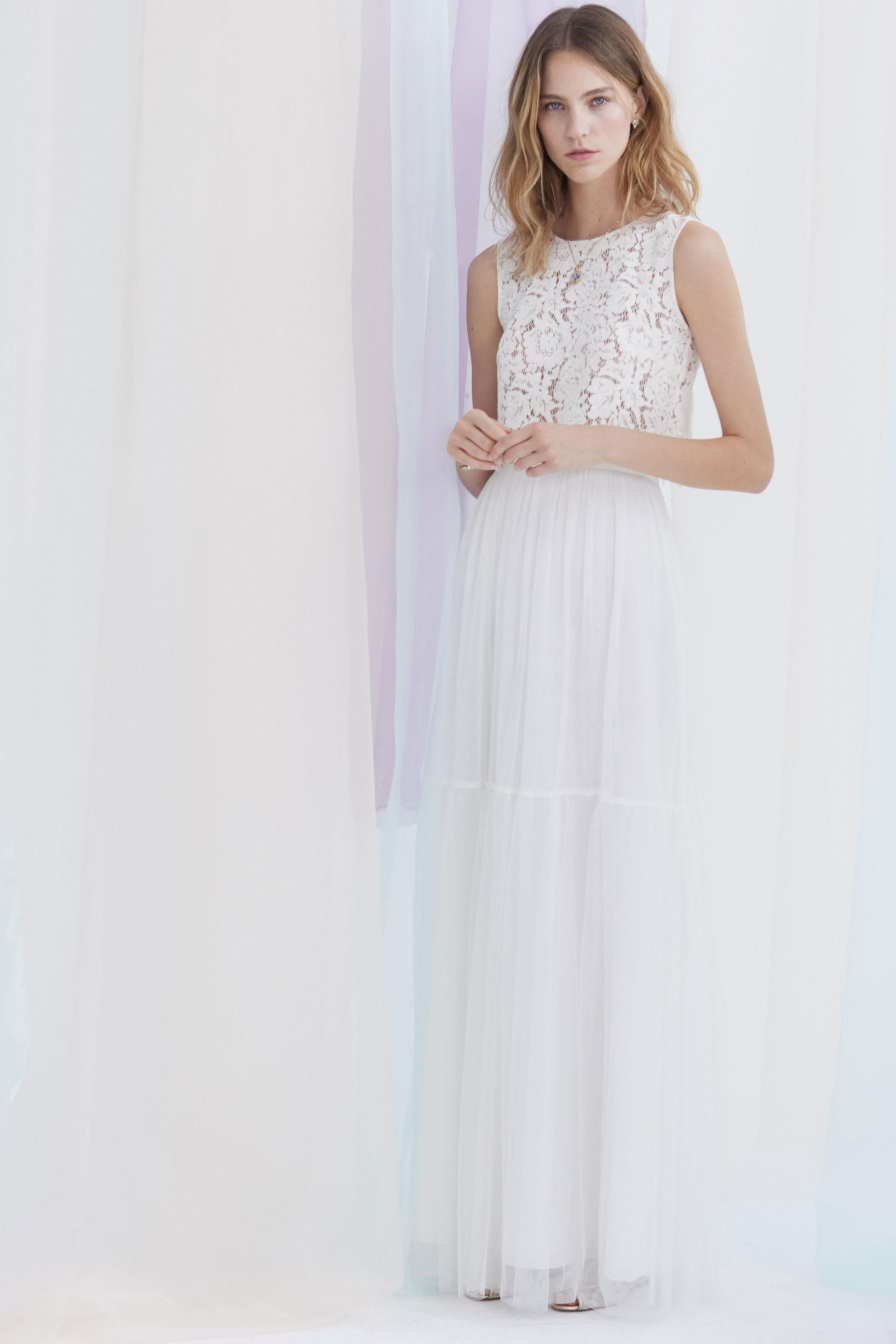Cleo Top Ivory in Bridesmaids & Bridal Party | BHLDN