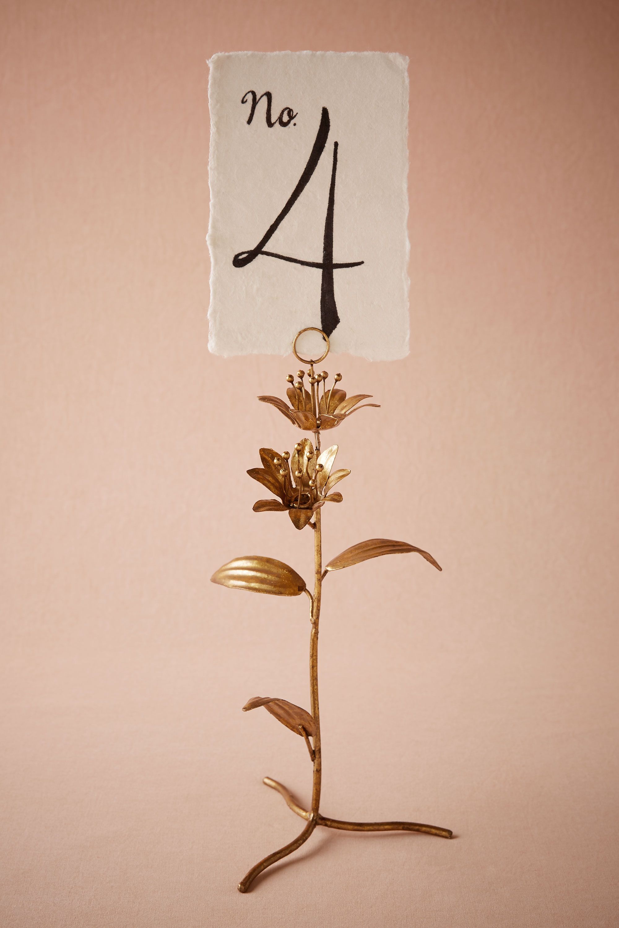 tree table number holders