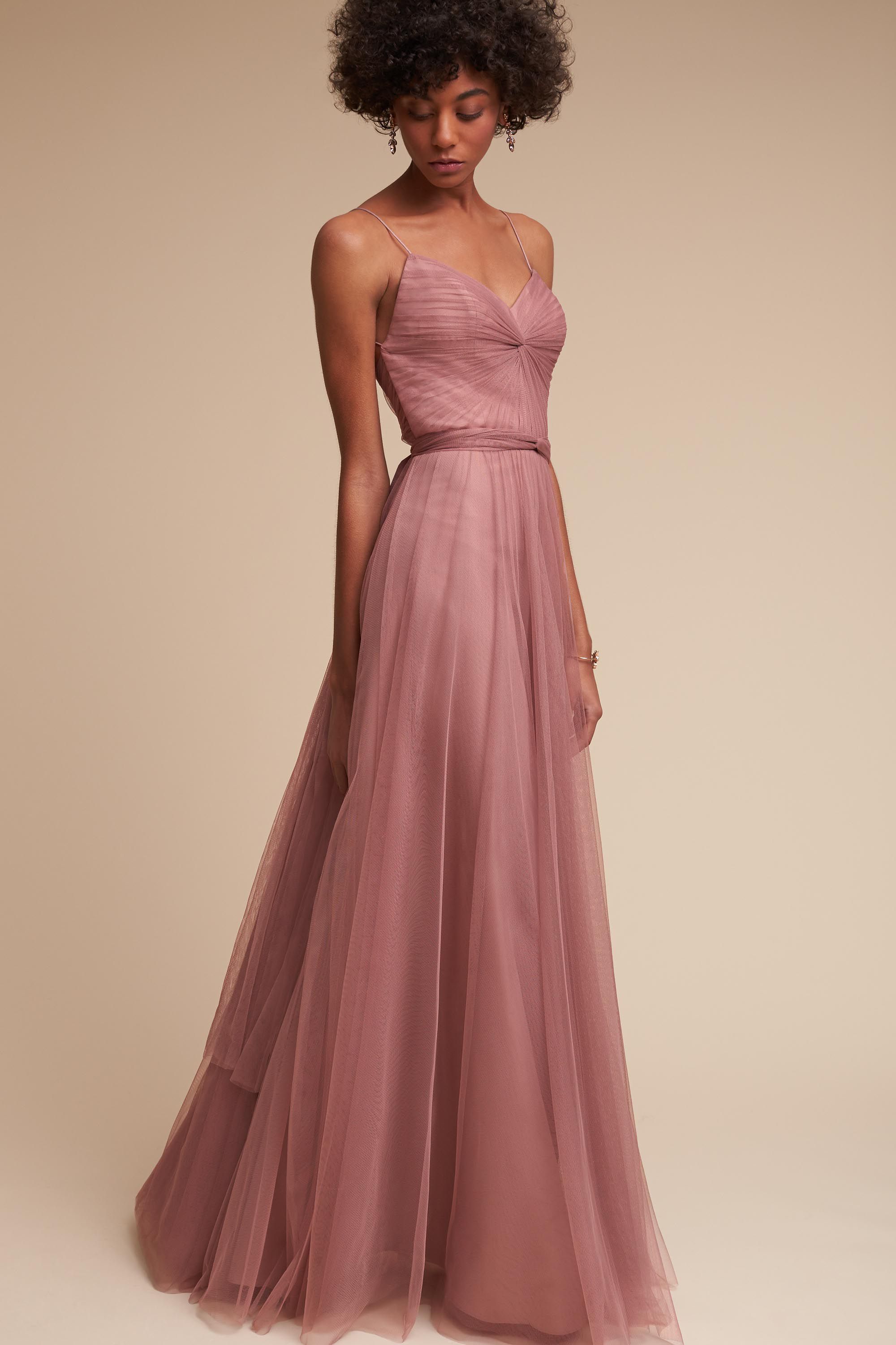 Tinsley Dress  Rose  Quartz  in Sale BHLDN