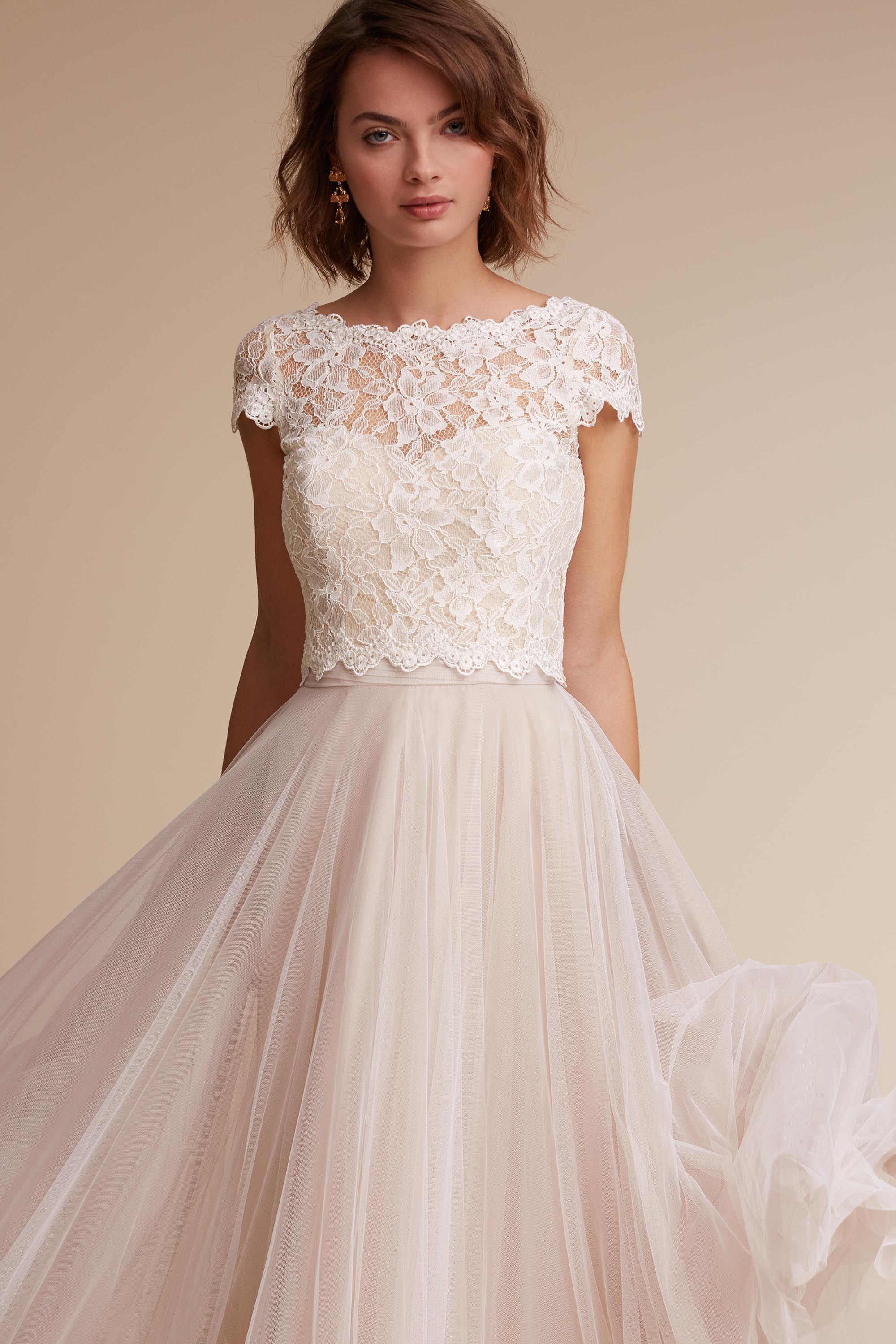 Sydney Top Marcie Skirt in Bride BHLDN