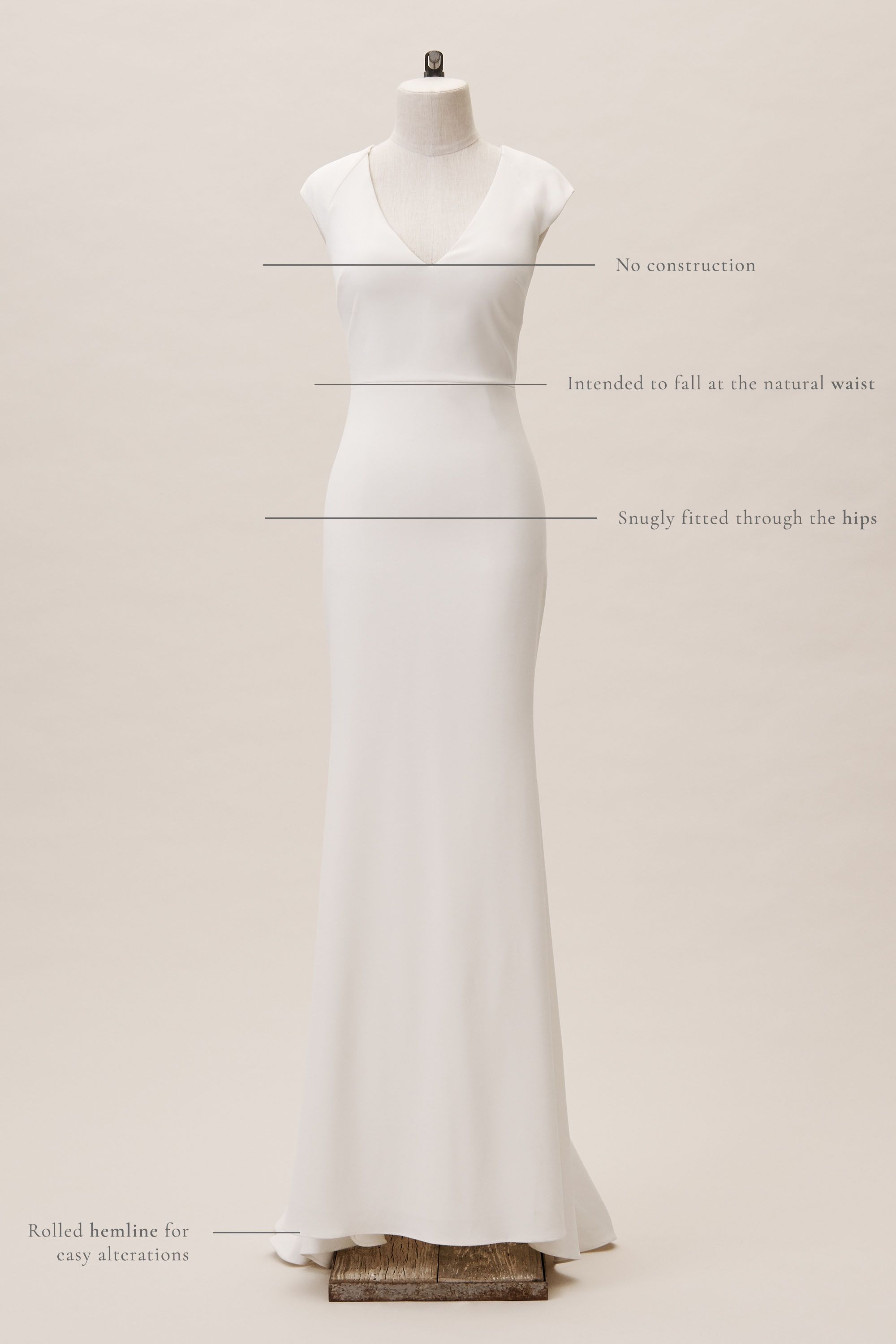 Sawyer Gown Ivory In Bride Bhldn 