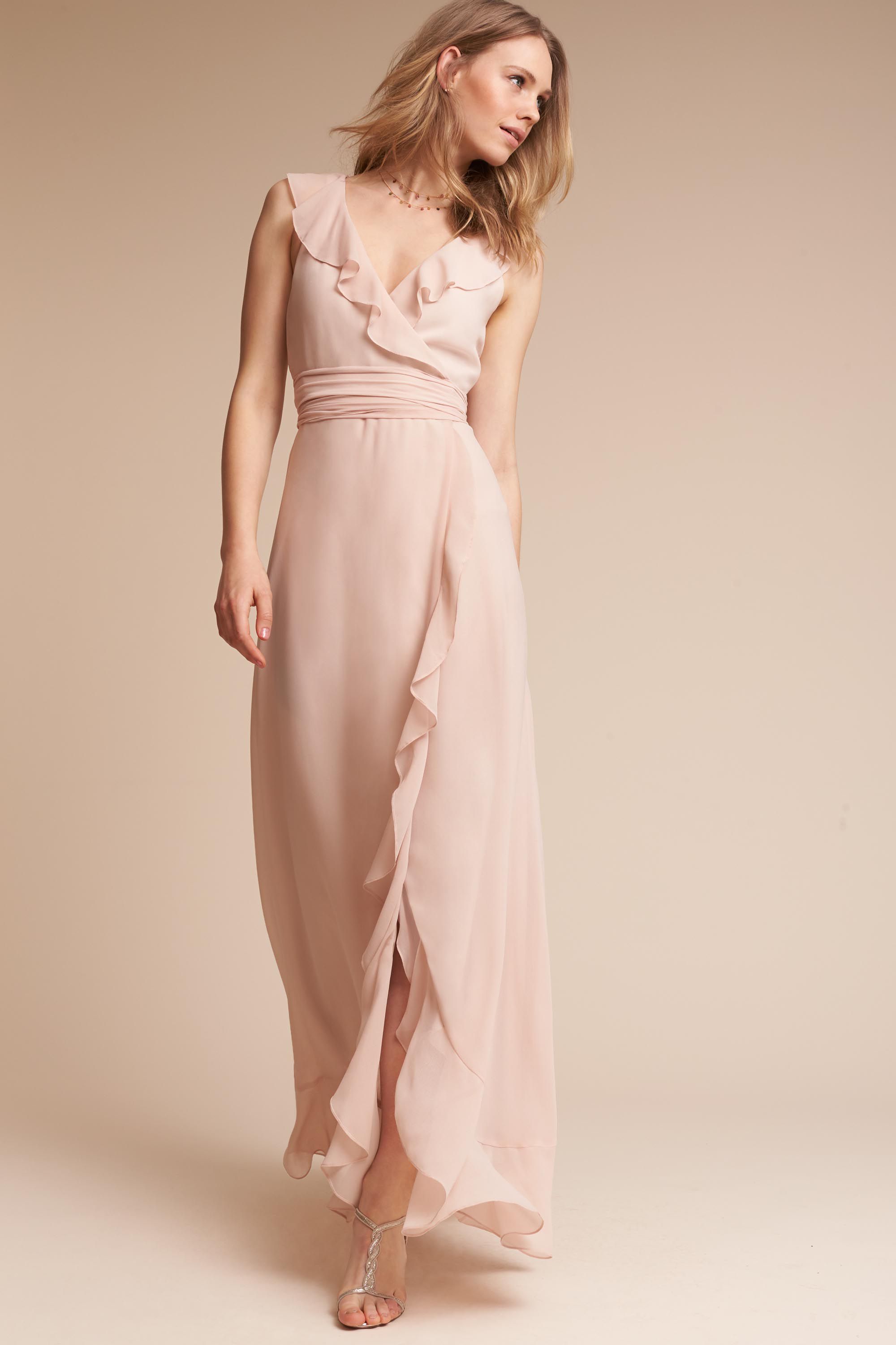 bhldn wrap dress