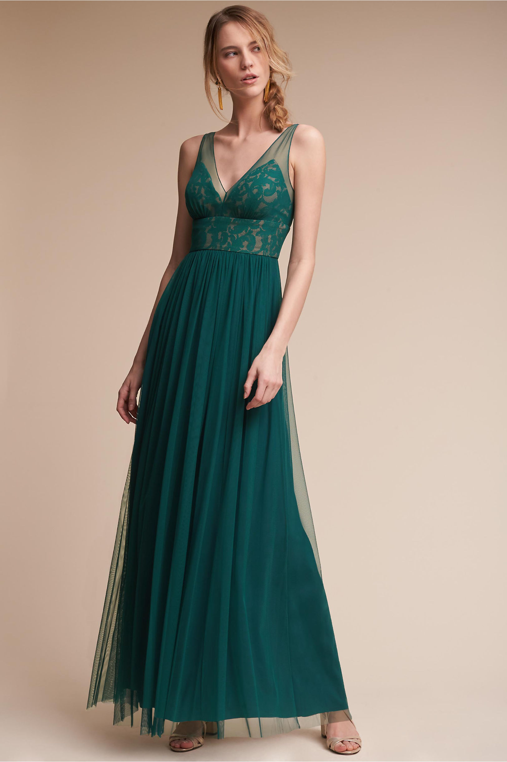 Peacock Party Dress