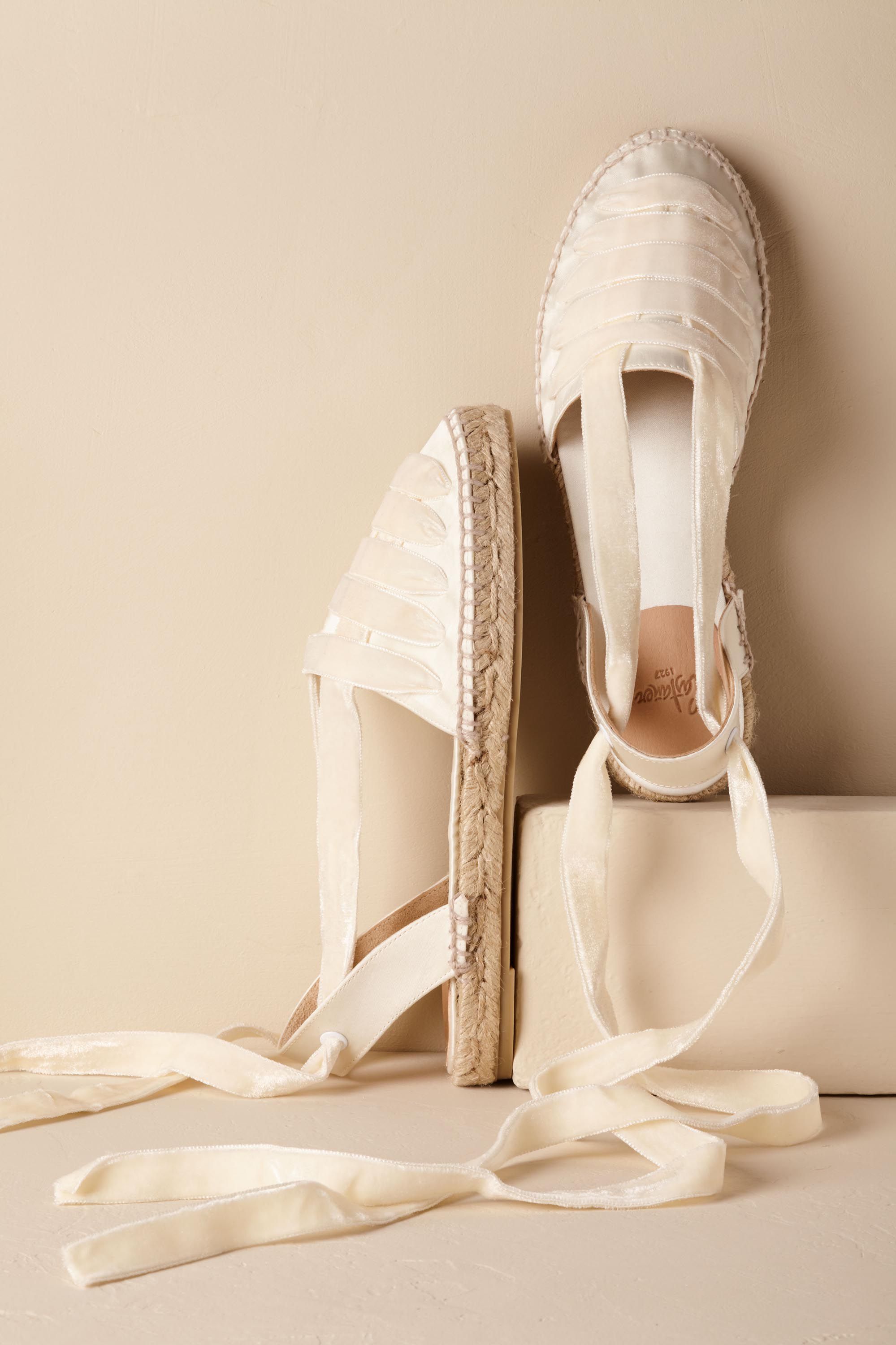 ribbon tie espadrilles
