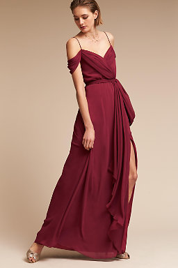 Wine Colored Bridesmaid Dresses