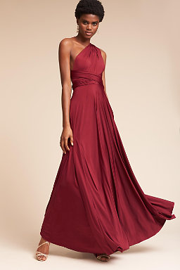 Wine Colored Bridesmaid Dresses