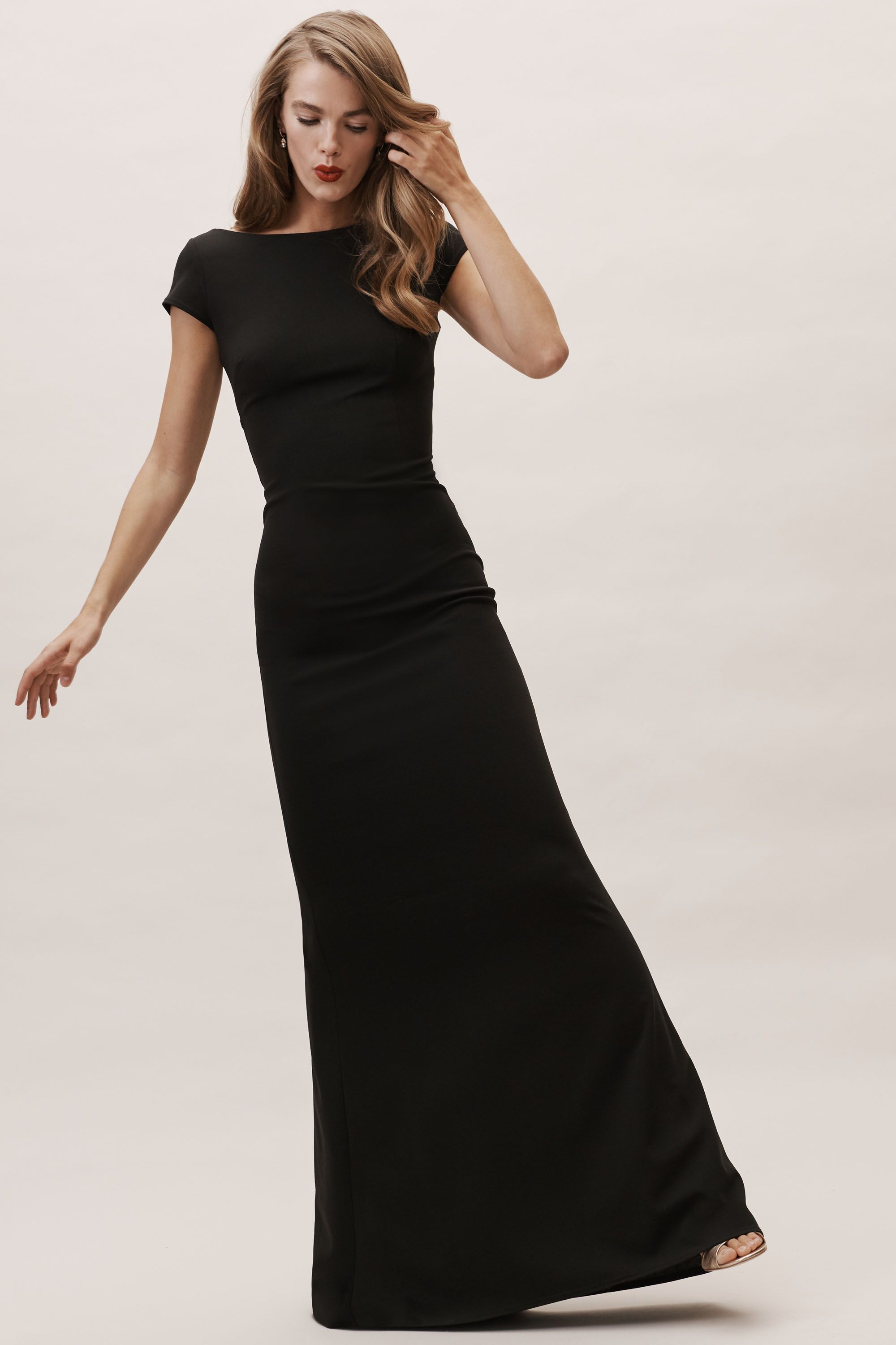 katie may black gown