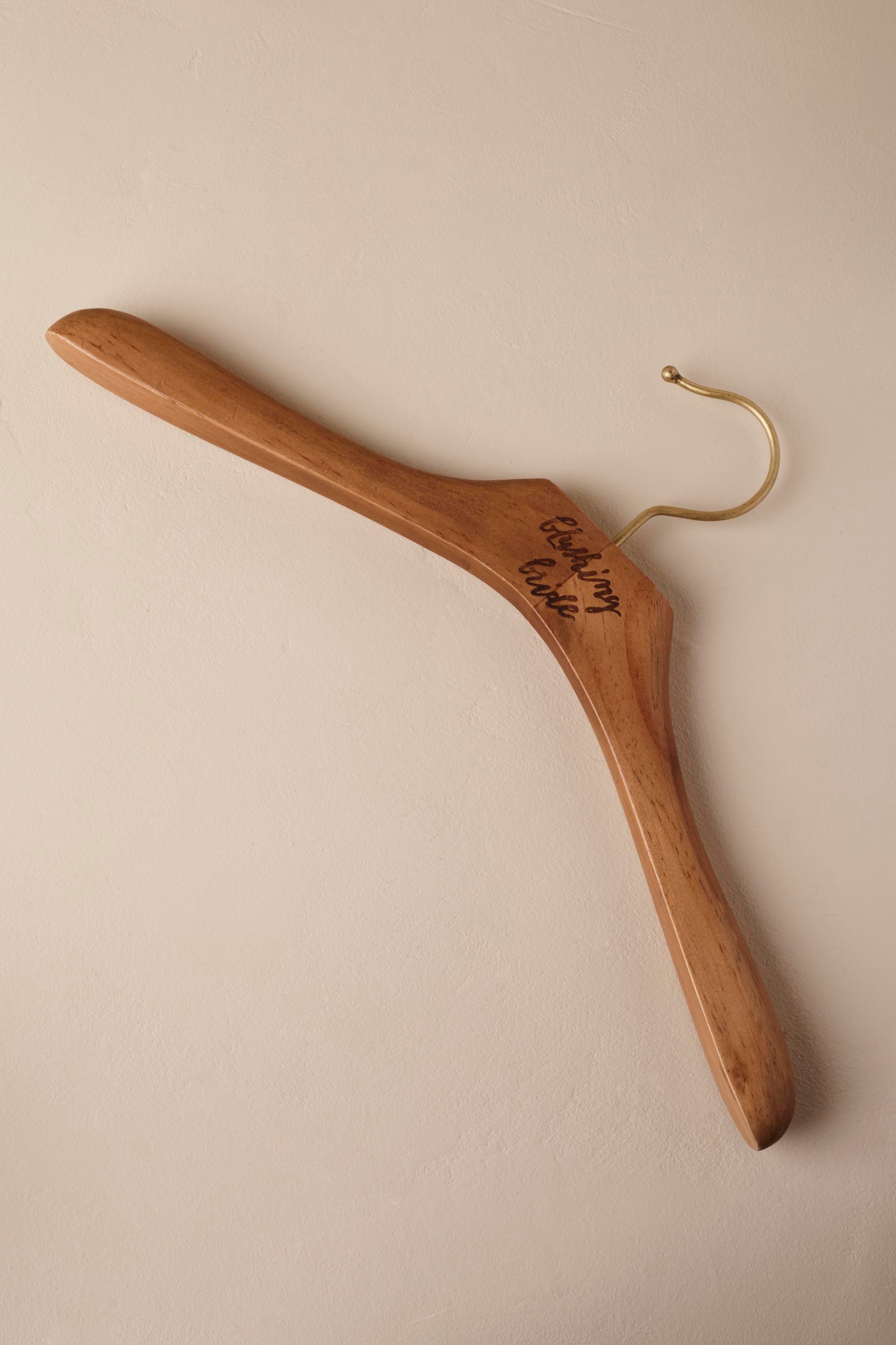 wedding dress hanger bhldn