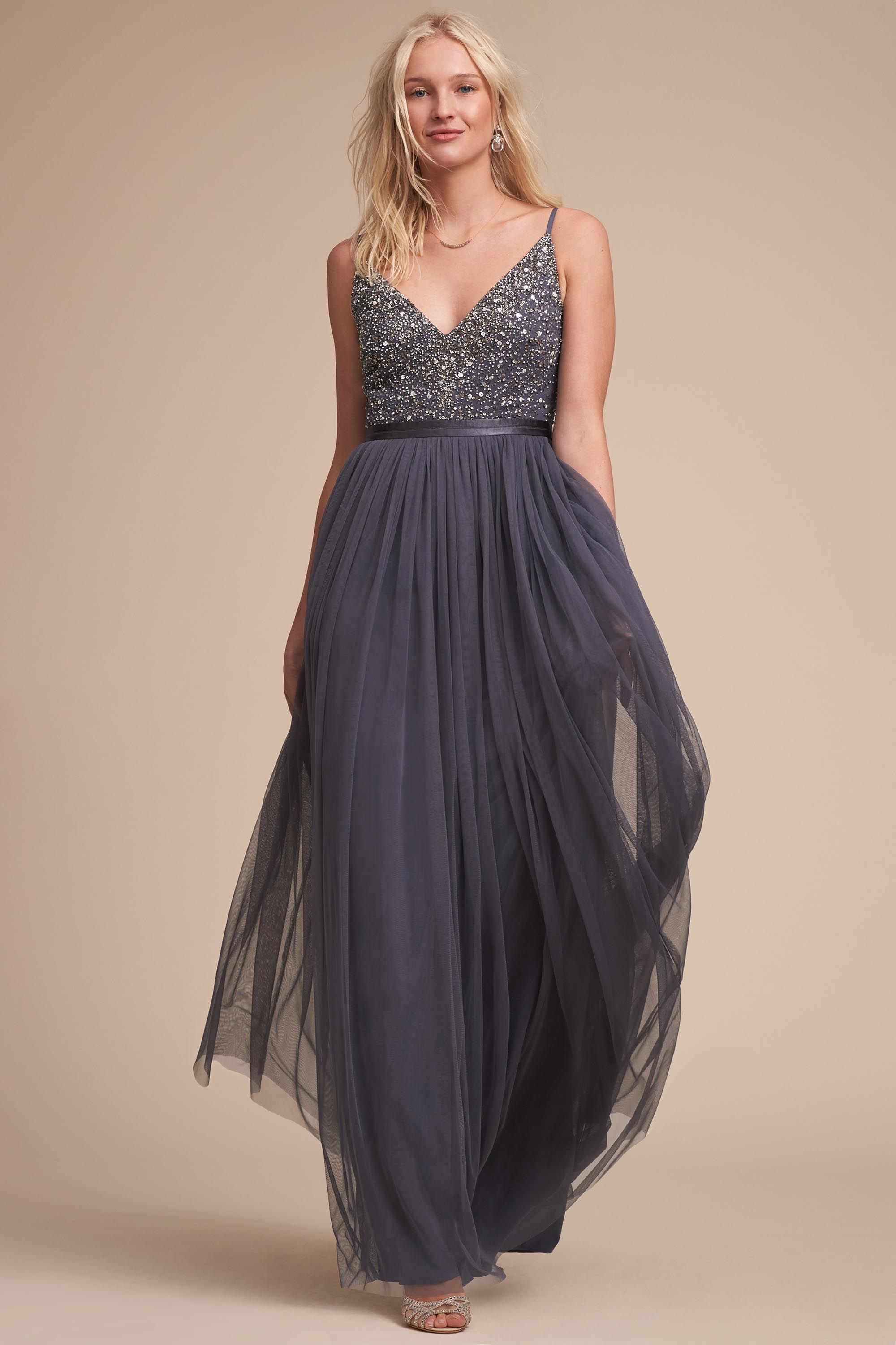 elsa dark blue dress