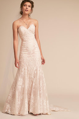 Lace Overlay Wedding Dress