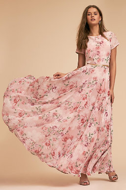 floral bridesmaid dresses