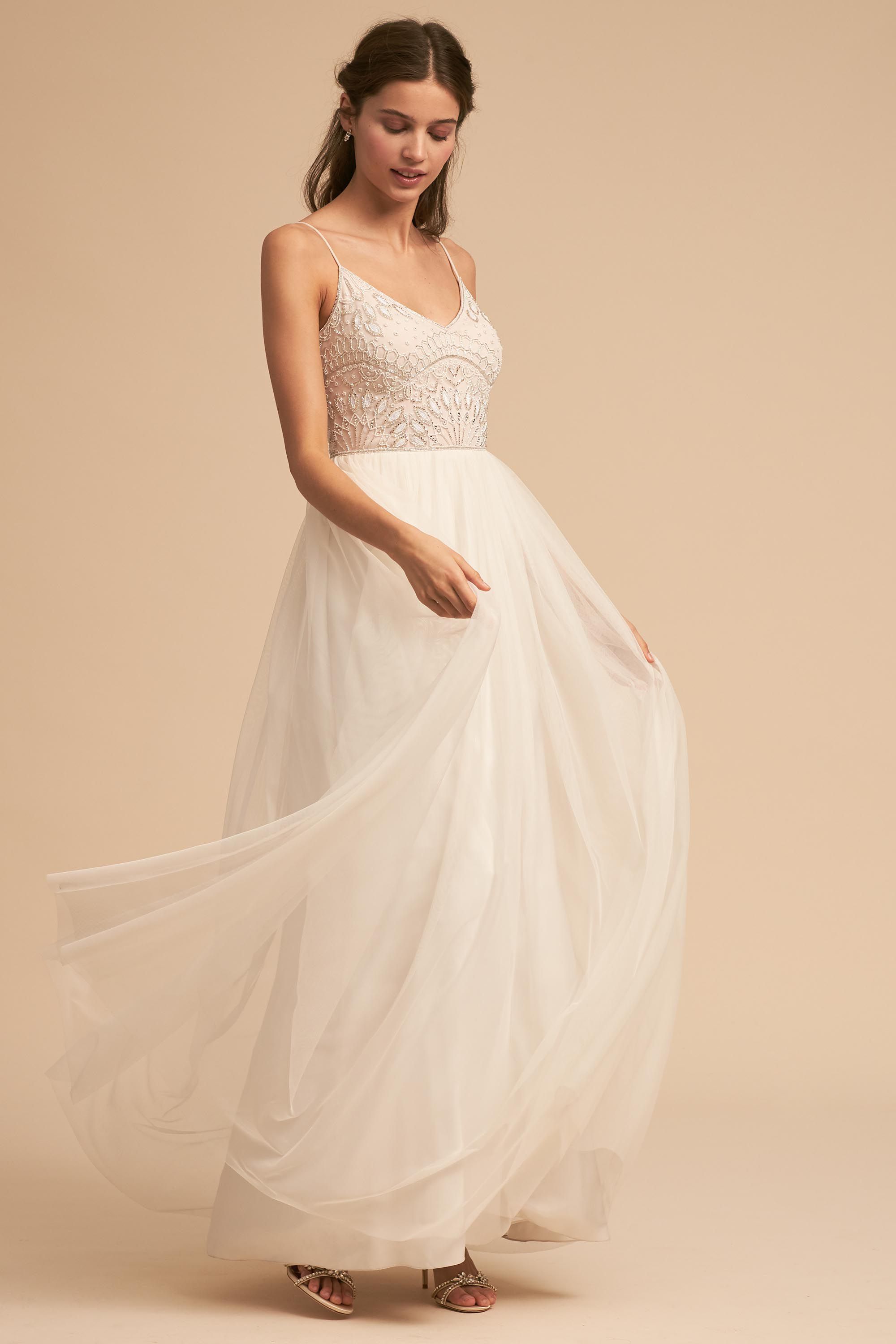 Violetta Dress Ivory in Bride | BHLDN