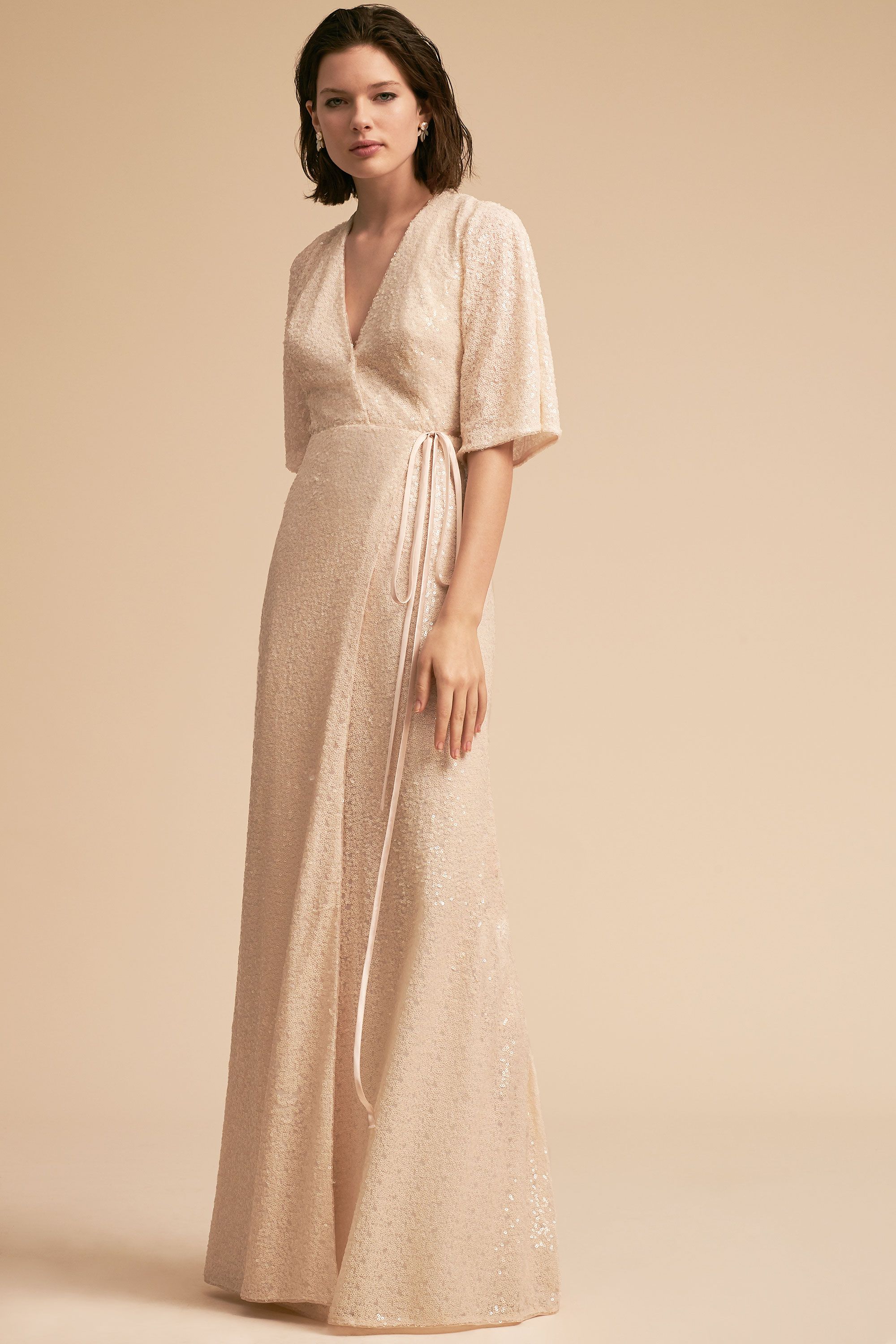 bhldn wrap dress