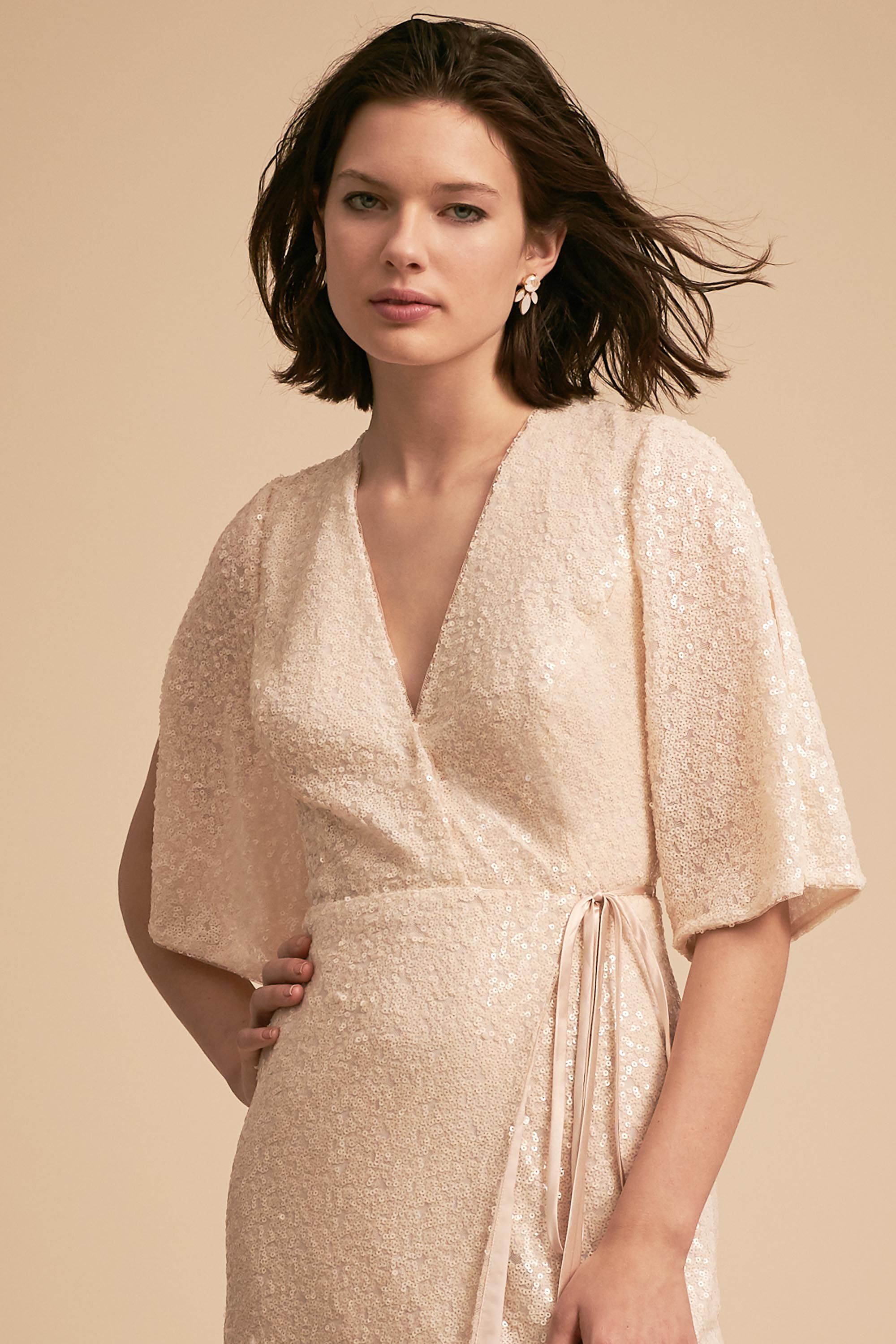 bhldn wrap dress