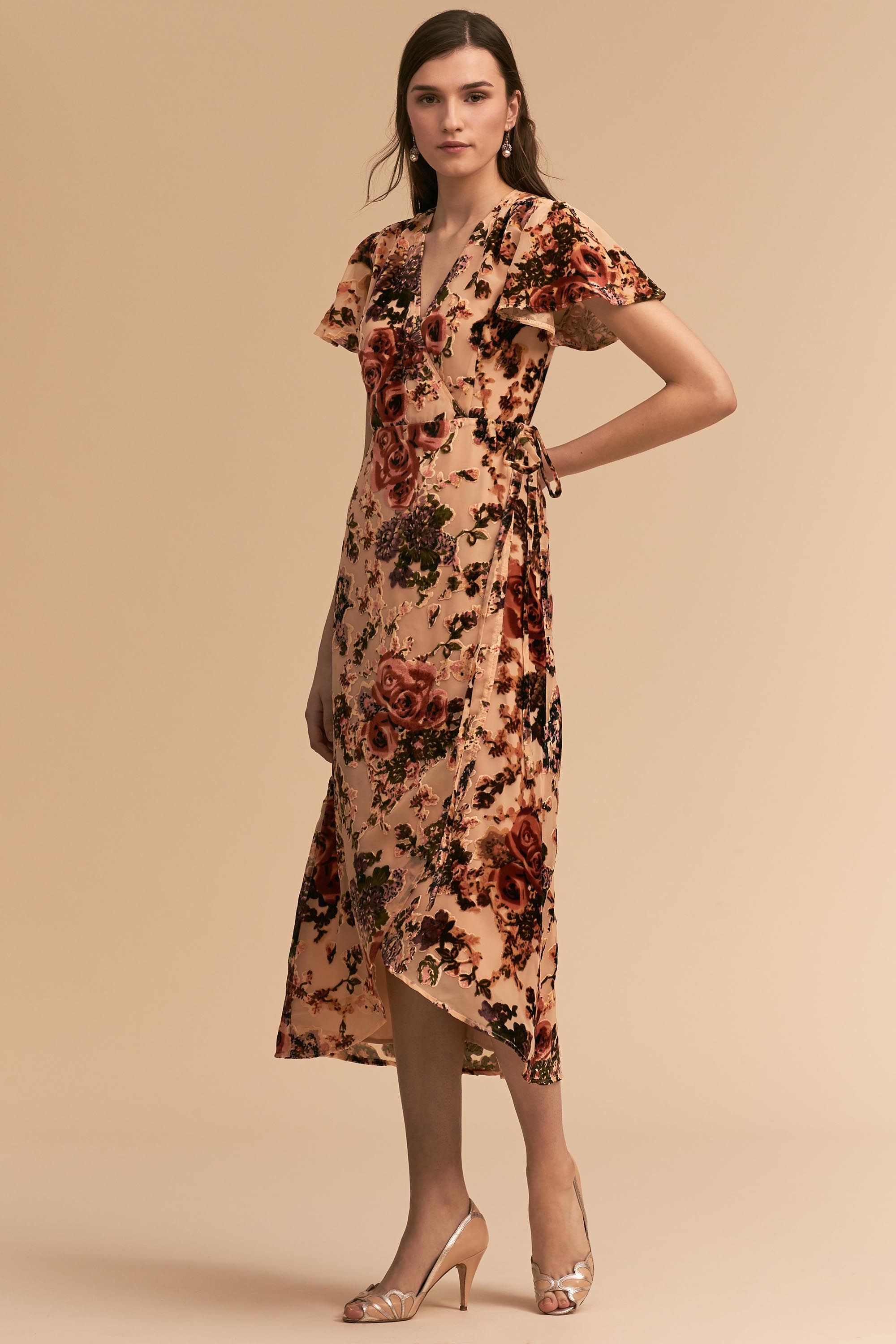 bhldn wrap dress