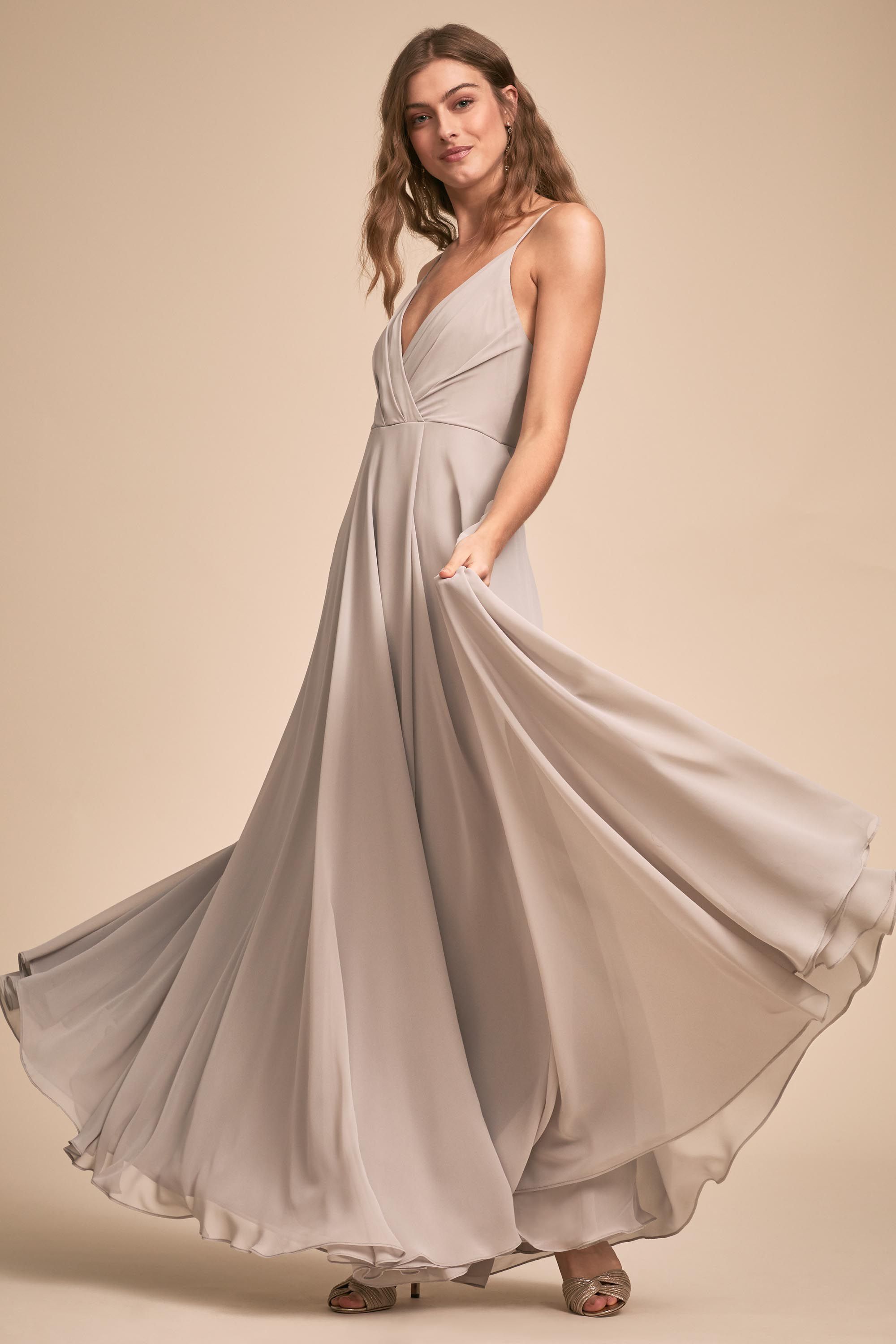 bhldn grey dress