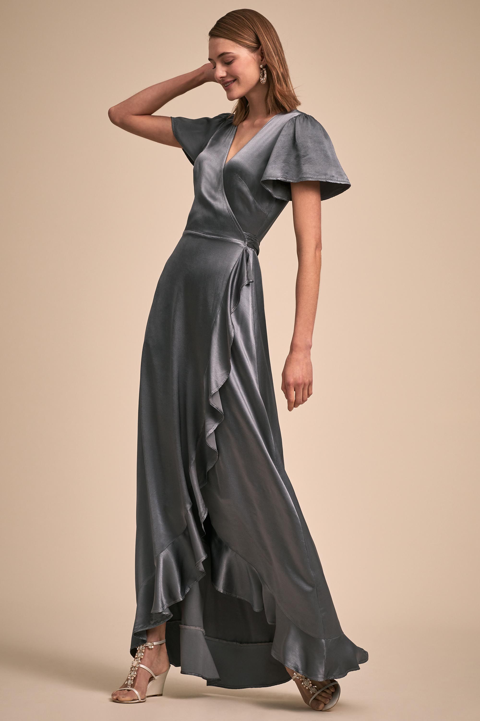 bhldn wrap dress