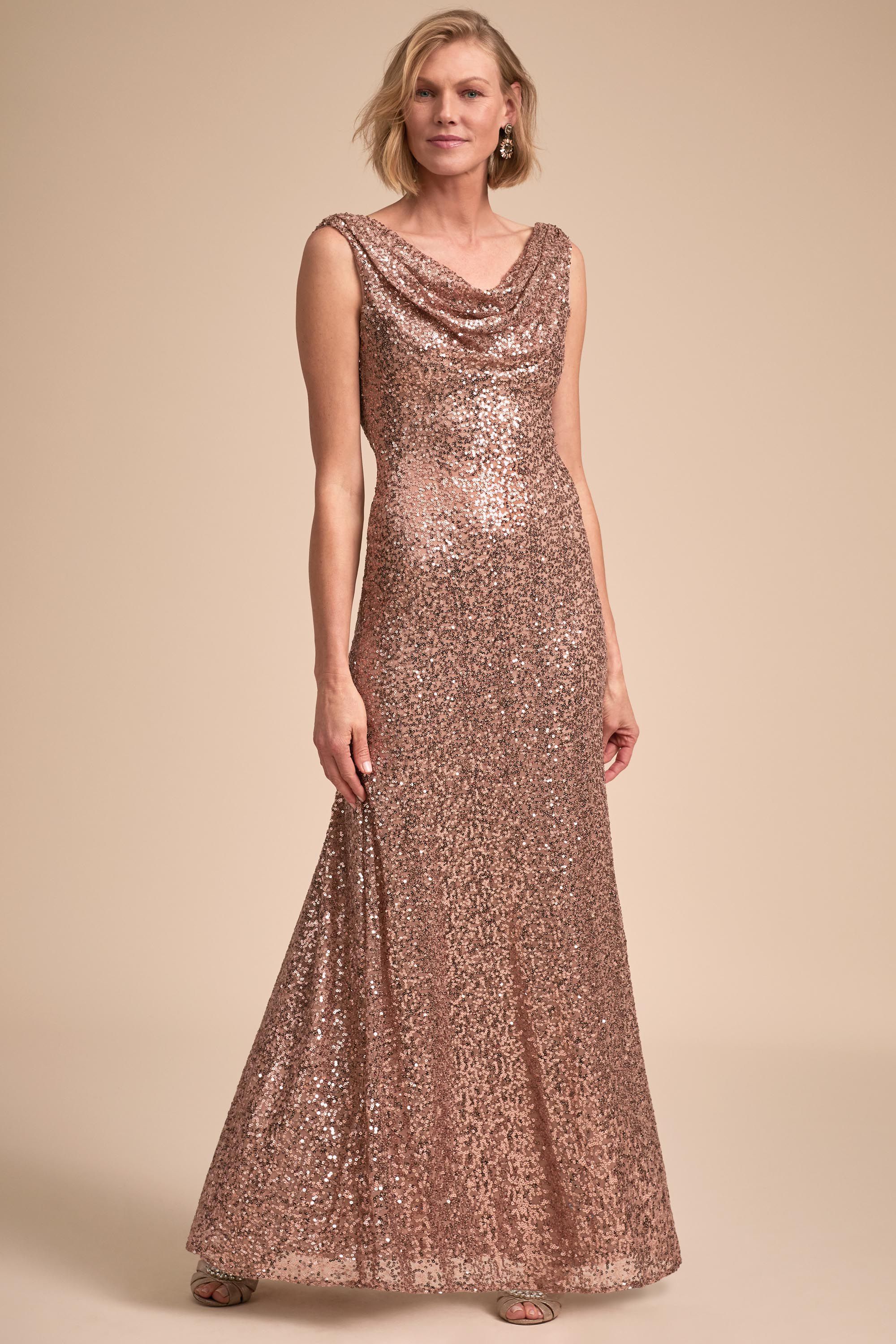 bhldn gold dress