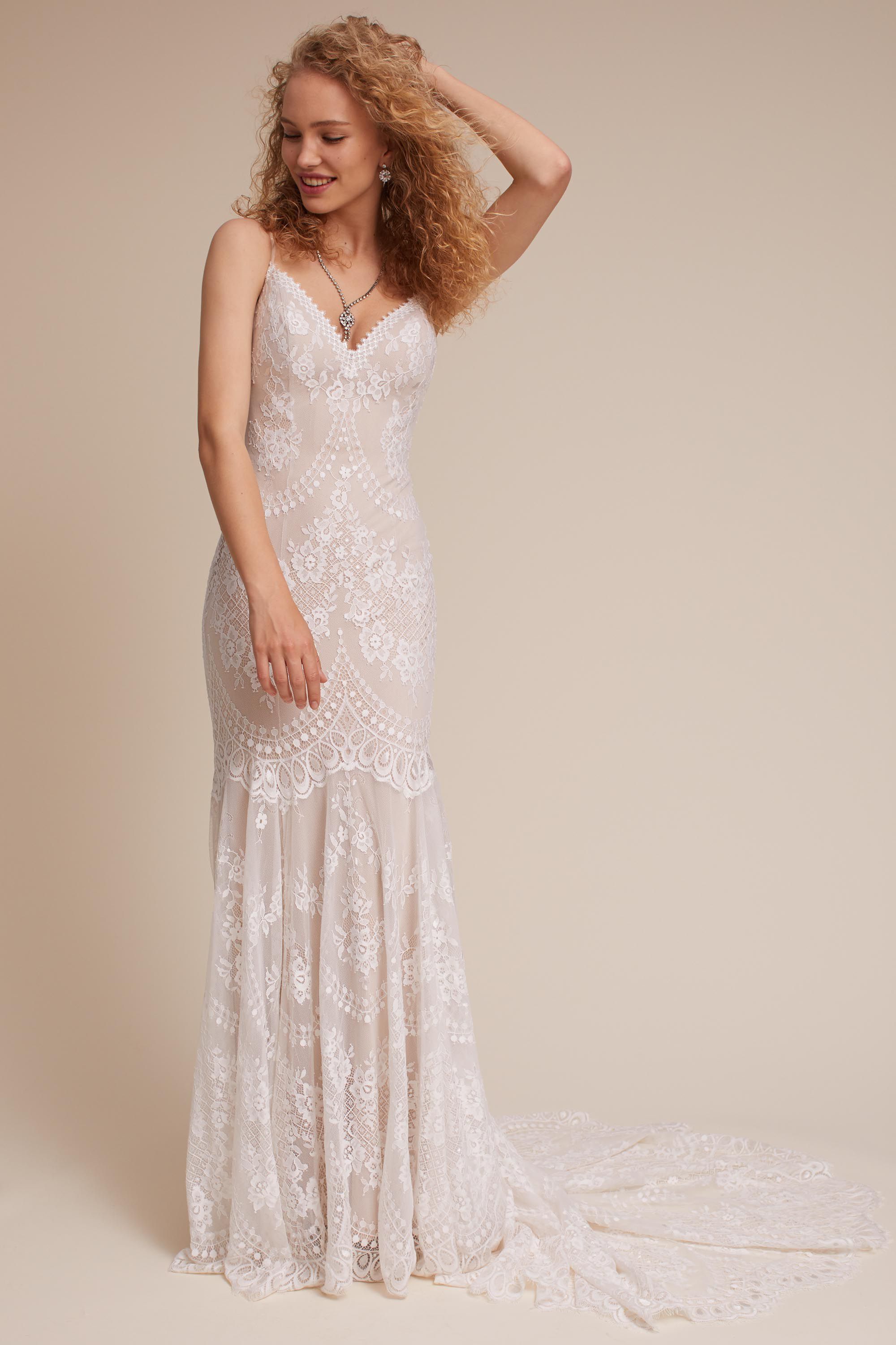 Cascading Lace Gown - BHLDN