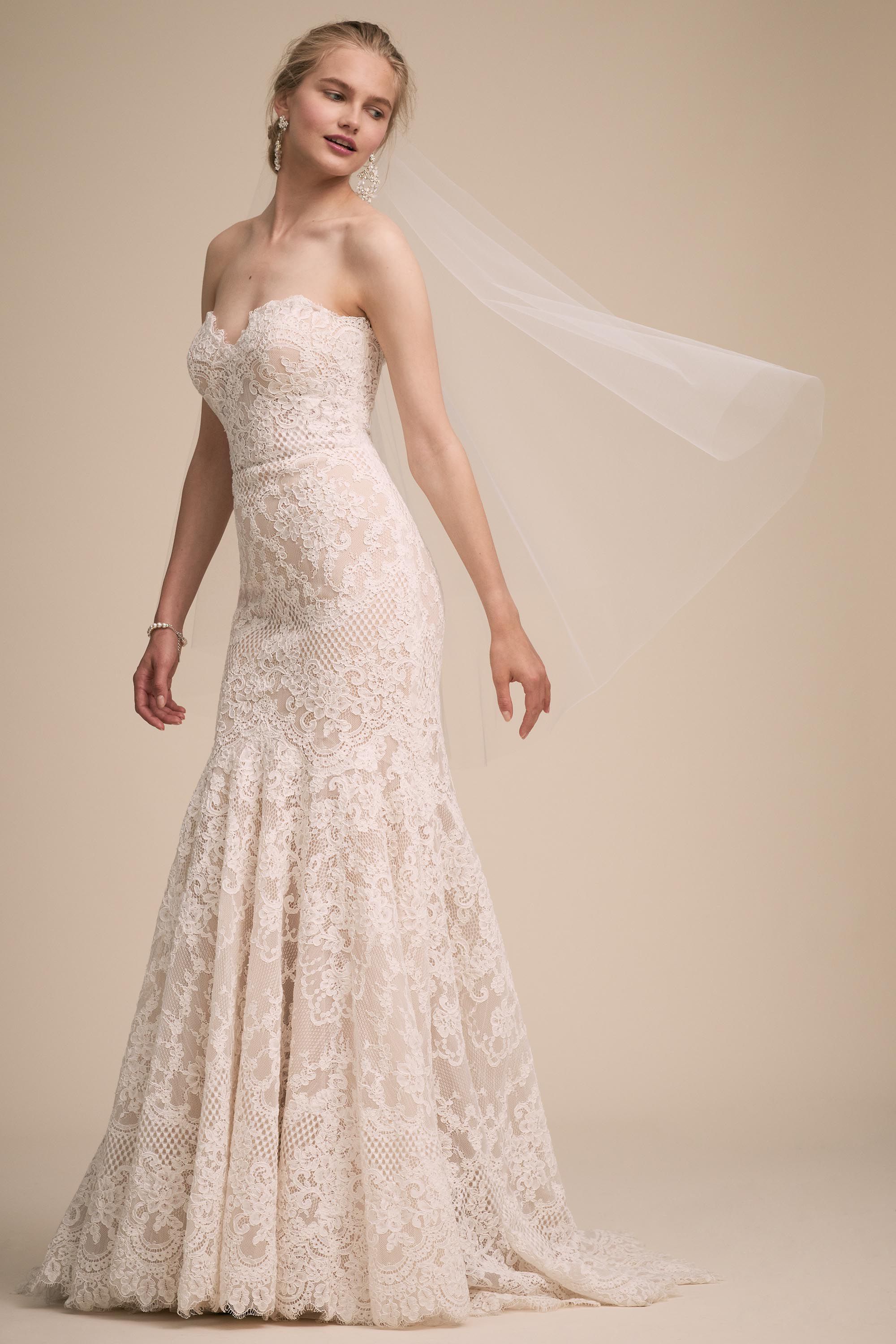 bhldn strapless dress