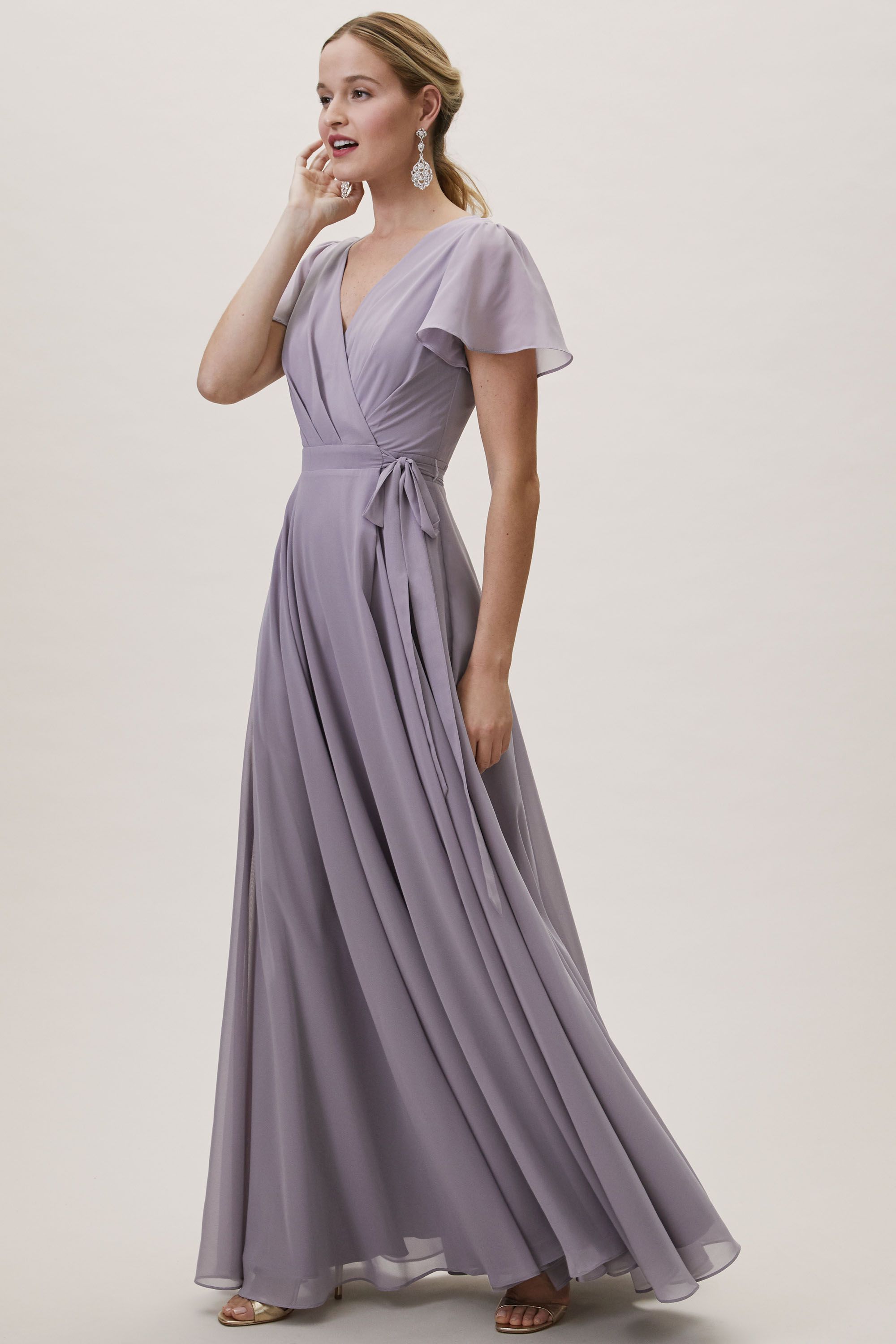 bhldn purple dress