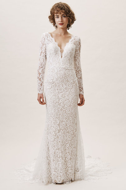 Ivory/nude Ridley Gown | BHLDN