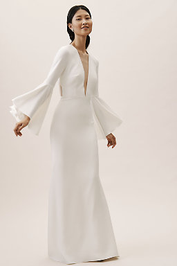 Short Wedding Dresses with Sleeves
