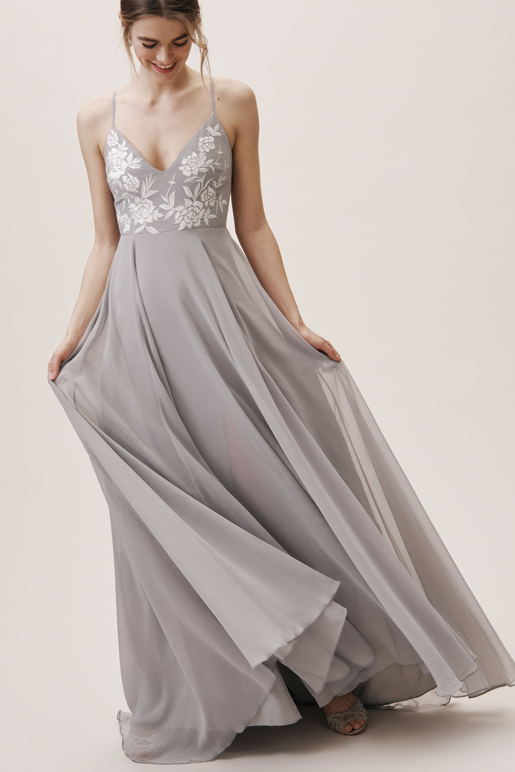 bhldn grey dress