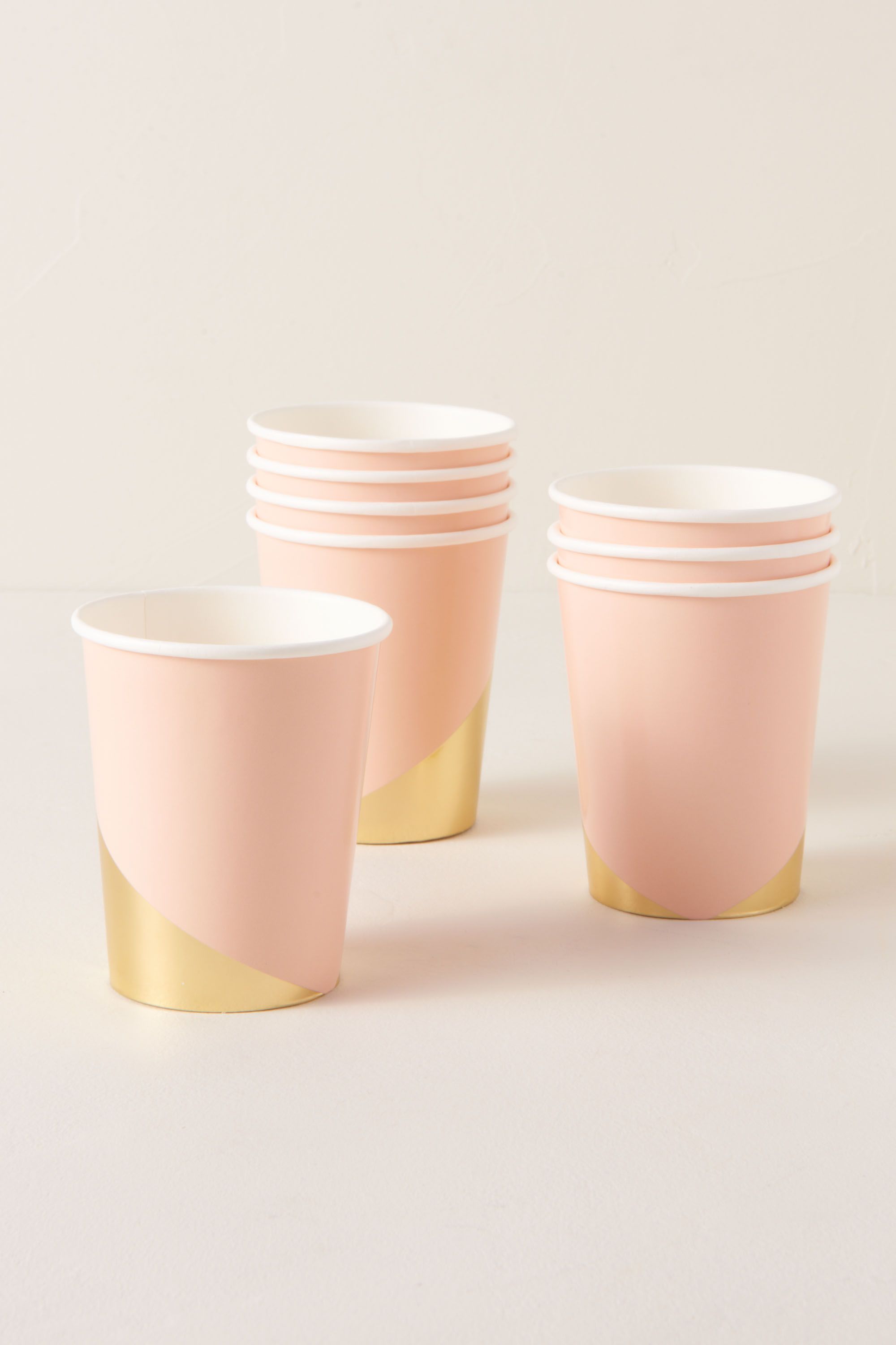 Pink Foil Splatter Paper Cups | BHLDN